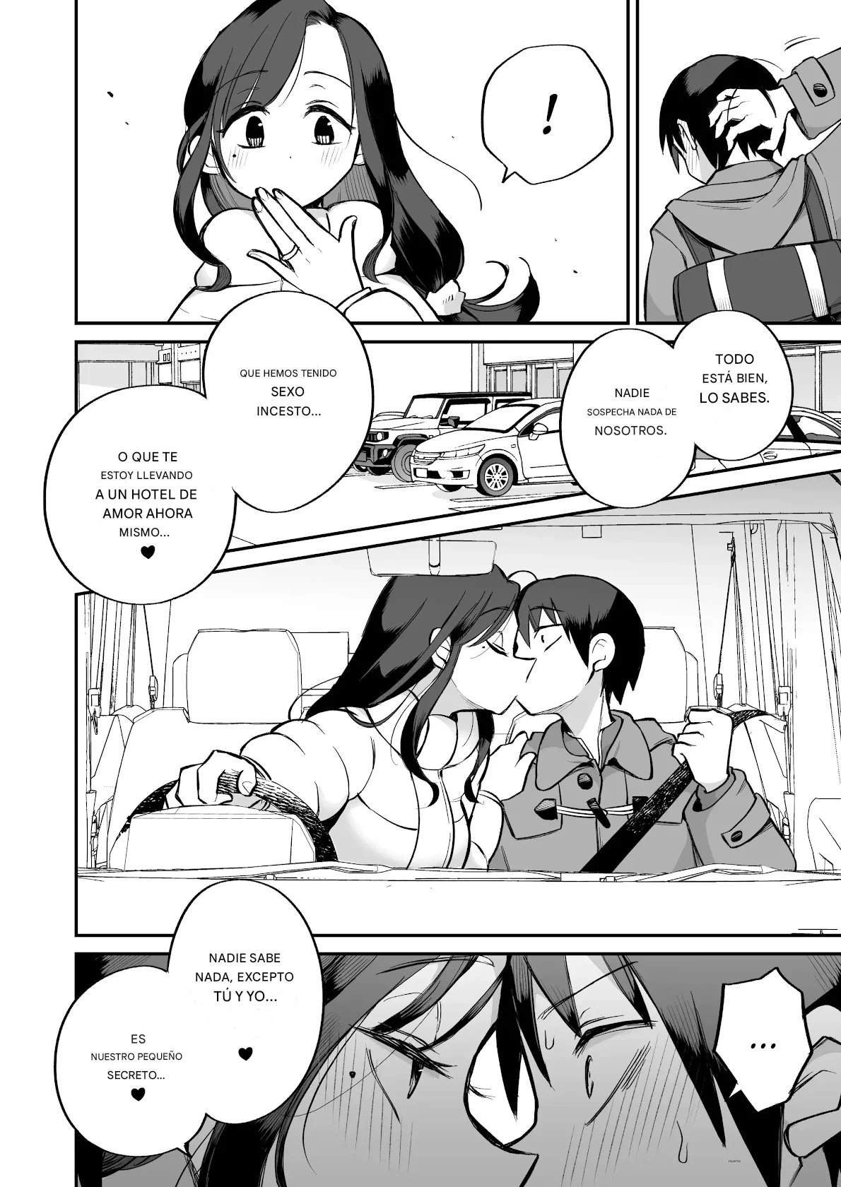Guigui Kuru Gibo to AV Kanshou ~Love Hotel Hen~｜Mirando PORNO con Mi Empalagosa Madrastra ~En el Motel~ page 7 full