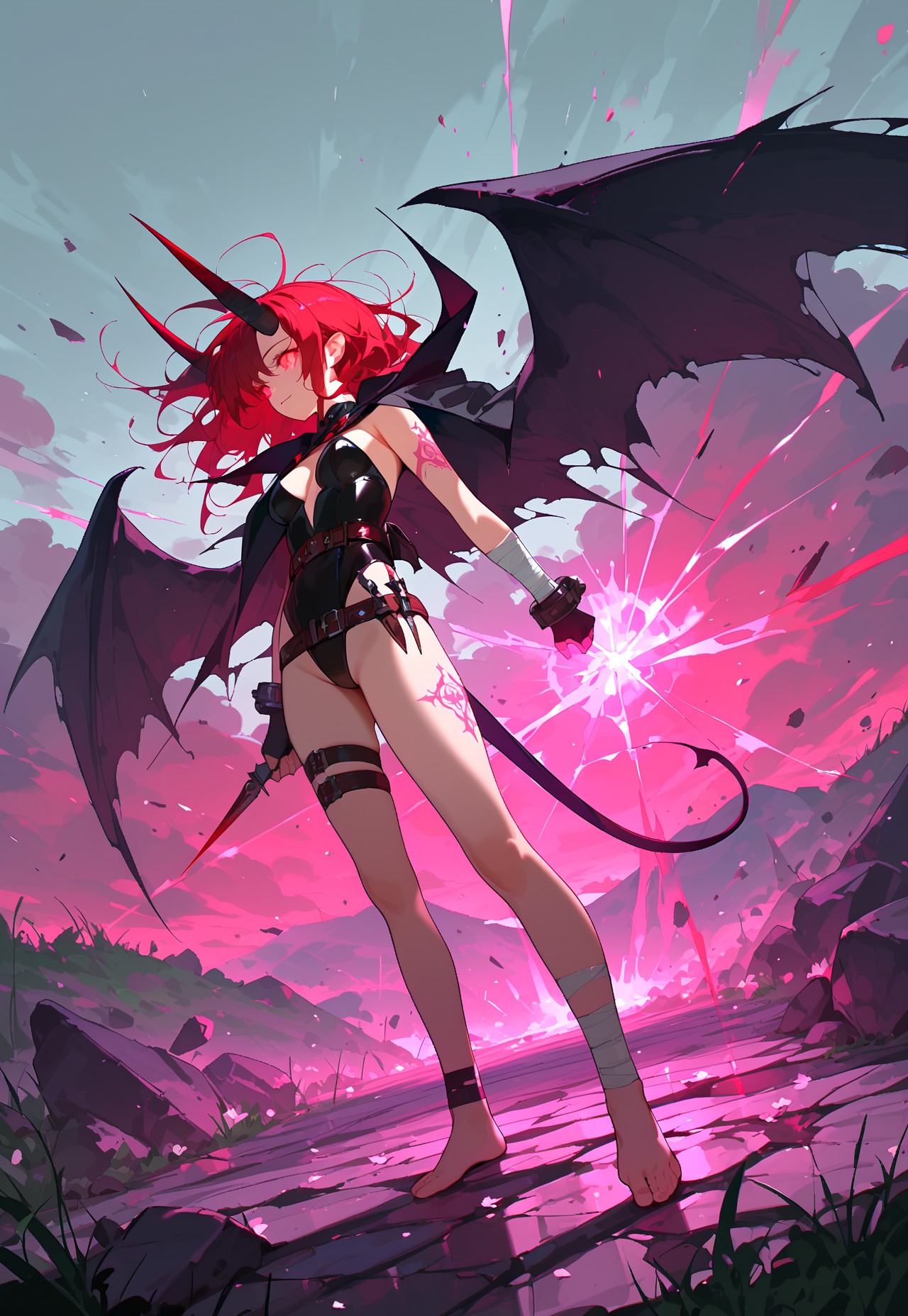 SUCCUBUS BLACK WINGS DAGGER – SHEER DRESS BADASS page 4 full