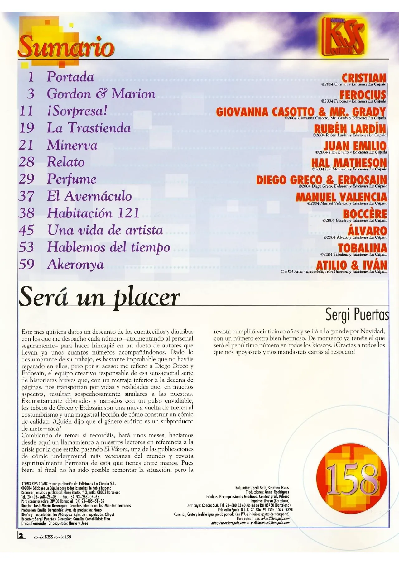 Kiss Comix #158 page 2 full