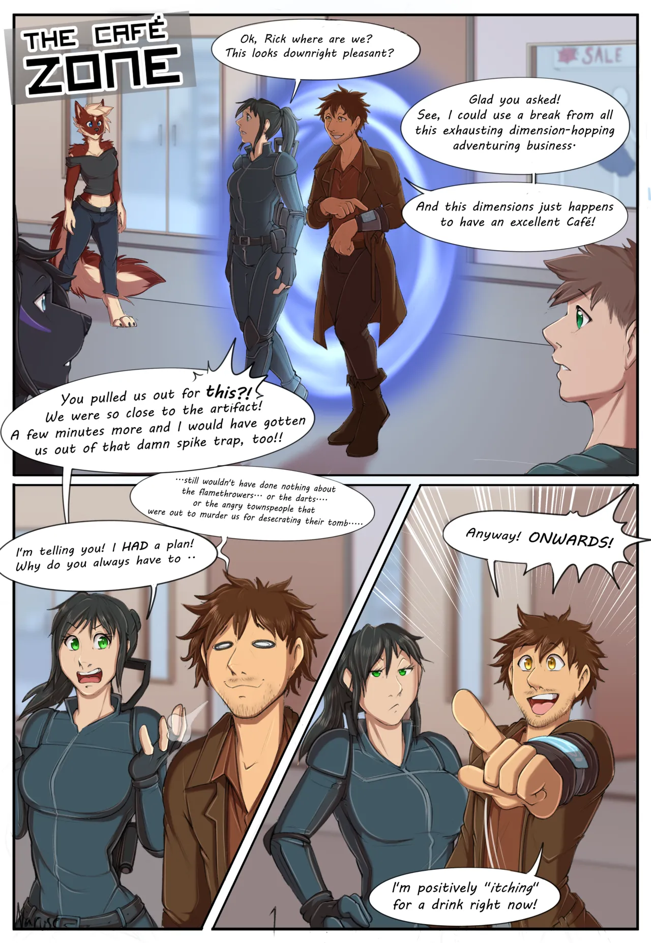 The Cafe Zone page 1 full