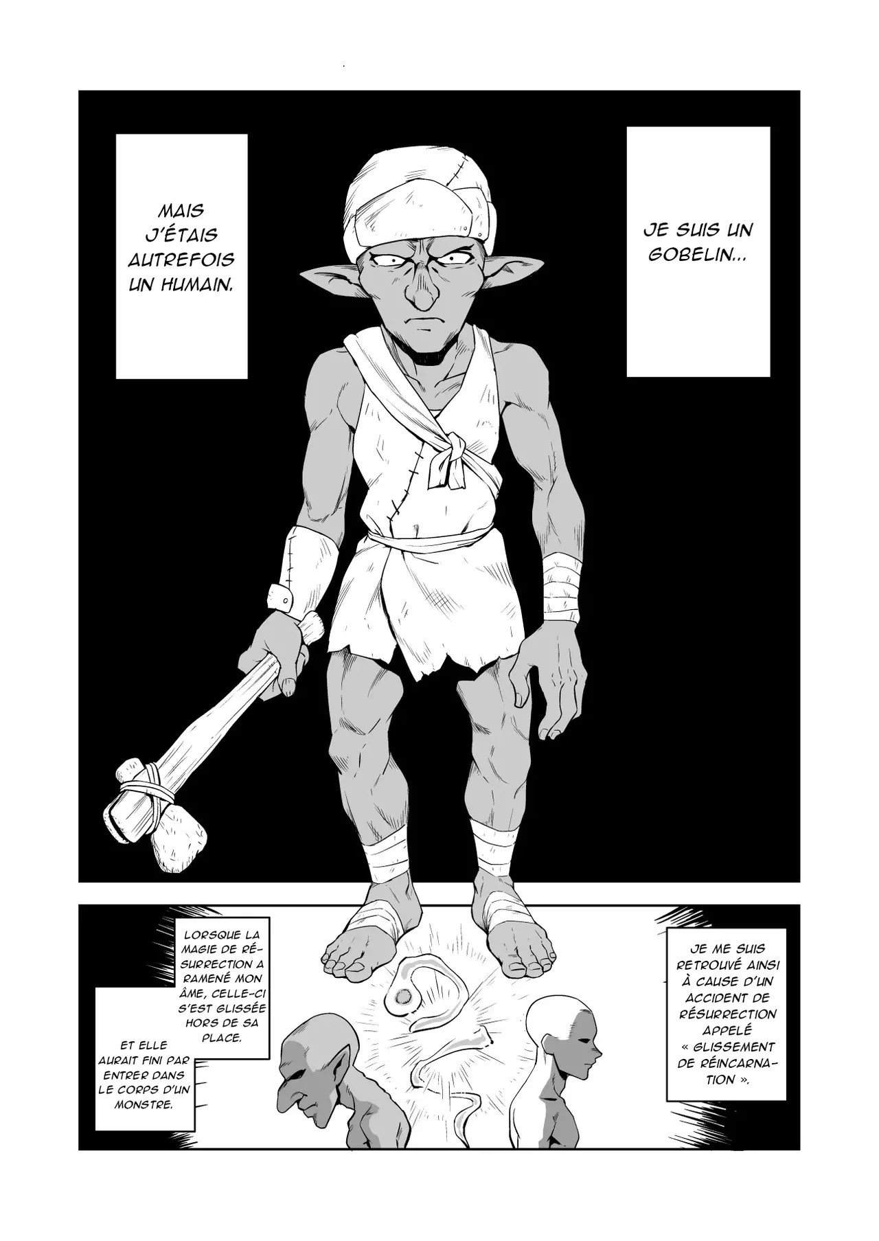 Zako-kan Nerai no Do-M Onna Kishi ga Hontou ni Goblin Dorei ni Sareru Hanashi Zenpen Part 1 page 3 full