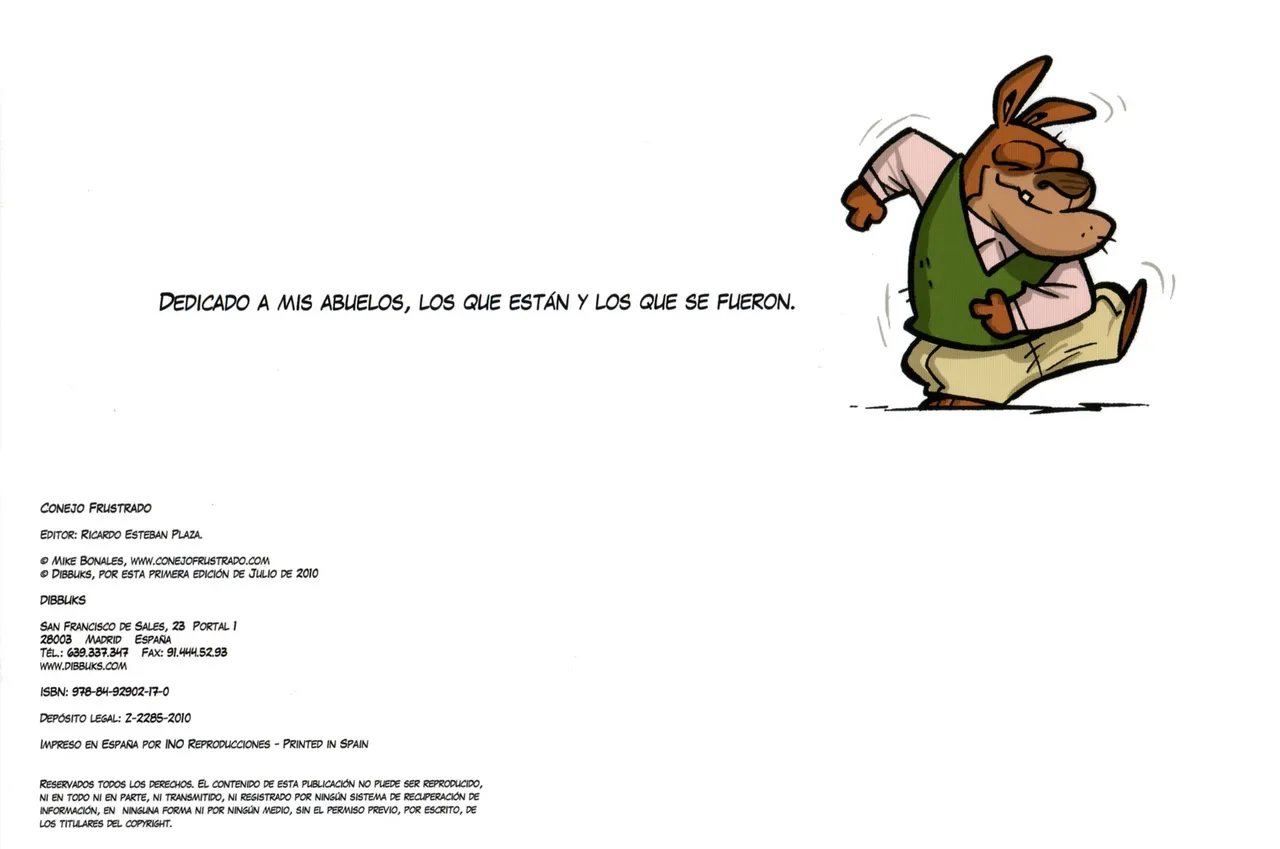 CONEJO FRUSTRADO - 1 - Editorial Dibbuks - Mike Bonales - Julio 2010 page 5 full