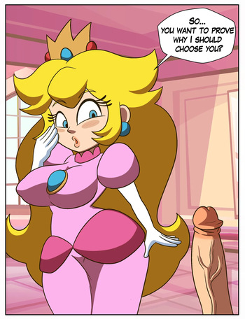 Super Mario Bros - Starbomb Peach &amp; OC comic cover
