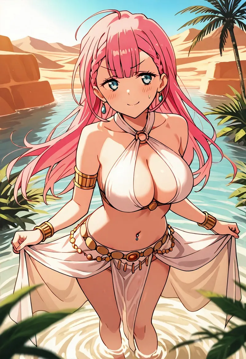 KIRISU MAFUYU SENSEI CAPTIVE'S SHEER OUTFIT IN DESERT OASIS page 3 full