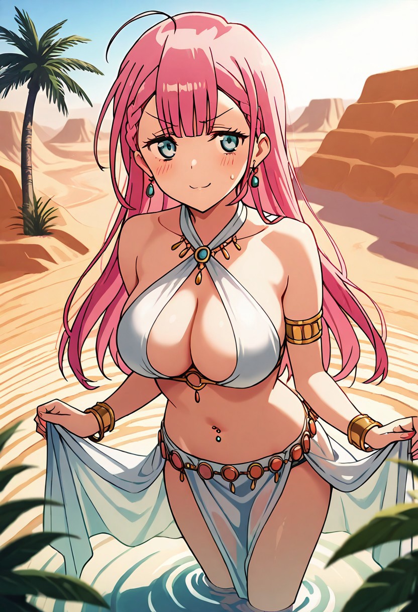 KIRISU MAFUYU SENSEI CAPTIVE'S SHEER OUTFIT IN DESERT OASIS page 6 full