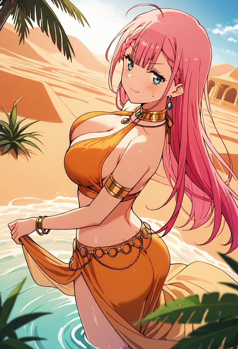 KIRISU MAFUYU SENSEI CAPTIVE'S SHEER OUTFIT IN DESERT OASIS page 8 full