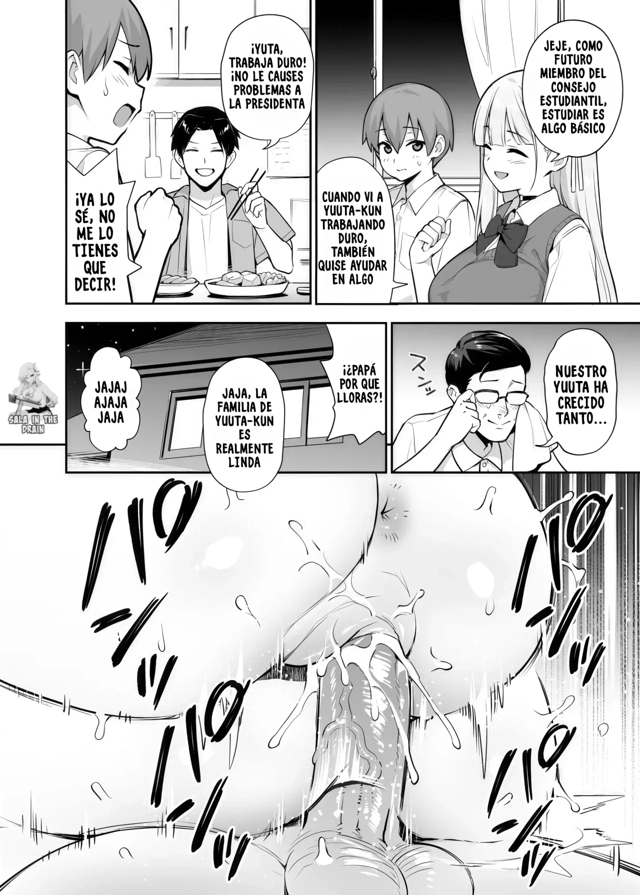 Akogare no Seitokaichou ga Kyonyuu Sugiru Ken 2｜La Adorada Presidenta del Consejo Estudiantil con las Tetas Obscenamente Grandes 2 page 10 full