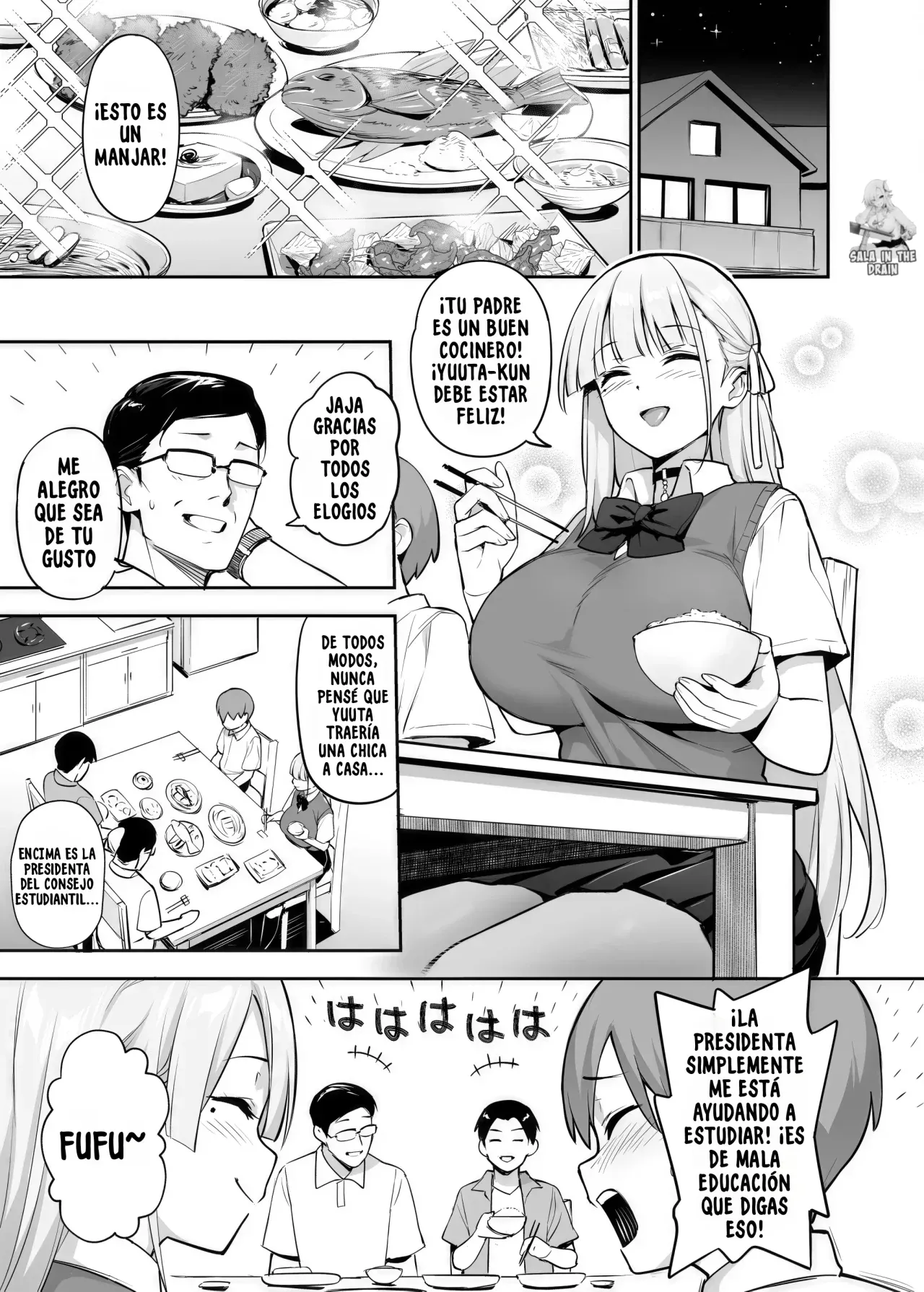 Akogare no Seitokaichou ga Kyonyuu Sugiru Ken 2｜La Adorada Presidenta del Consejo Estudiantil con las Tetas Obscenamente Grandes 2 page 9 full