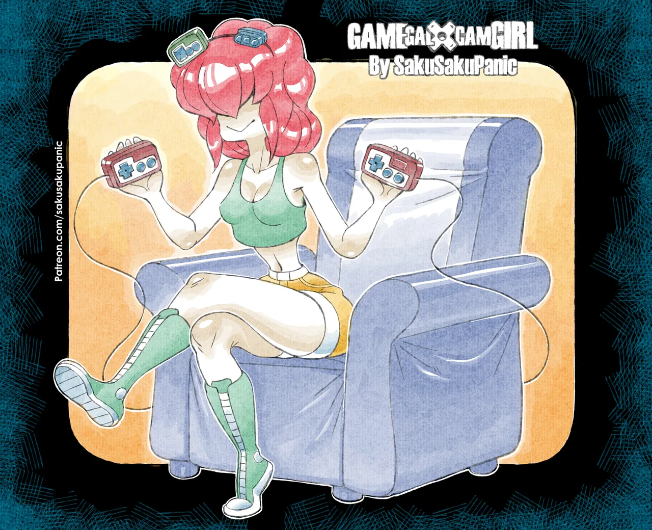 sakurakasugano Sakusakupanic GamerXCam Comic and Covers page 4 full