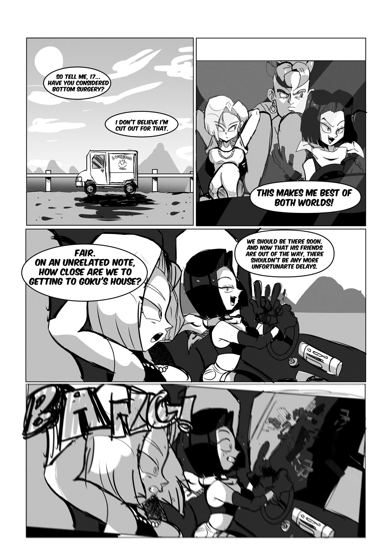 Dragon Ball Z: The Femdroid Saga page 3 full