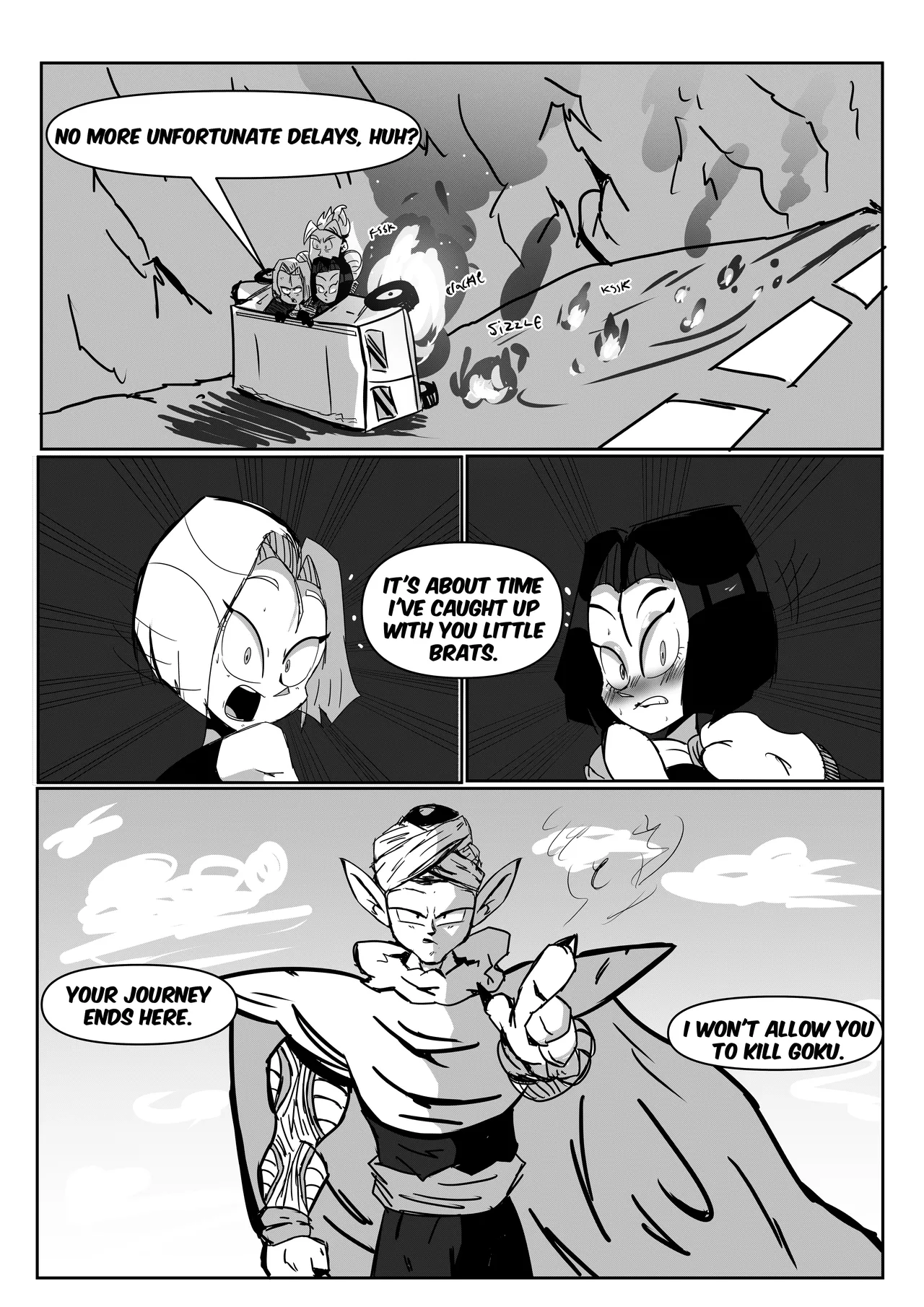 Dragon Ball Z: The Femdroid Saga page 4 full