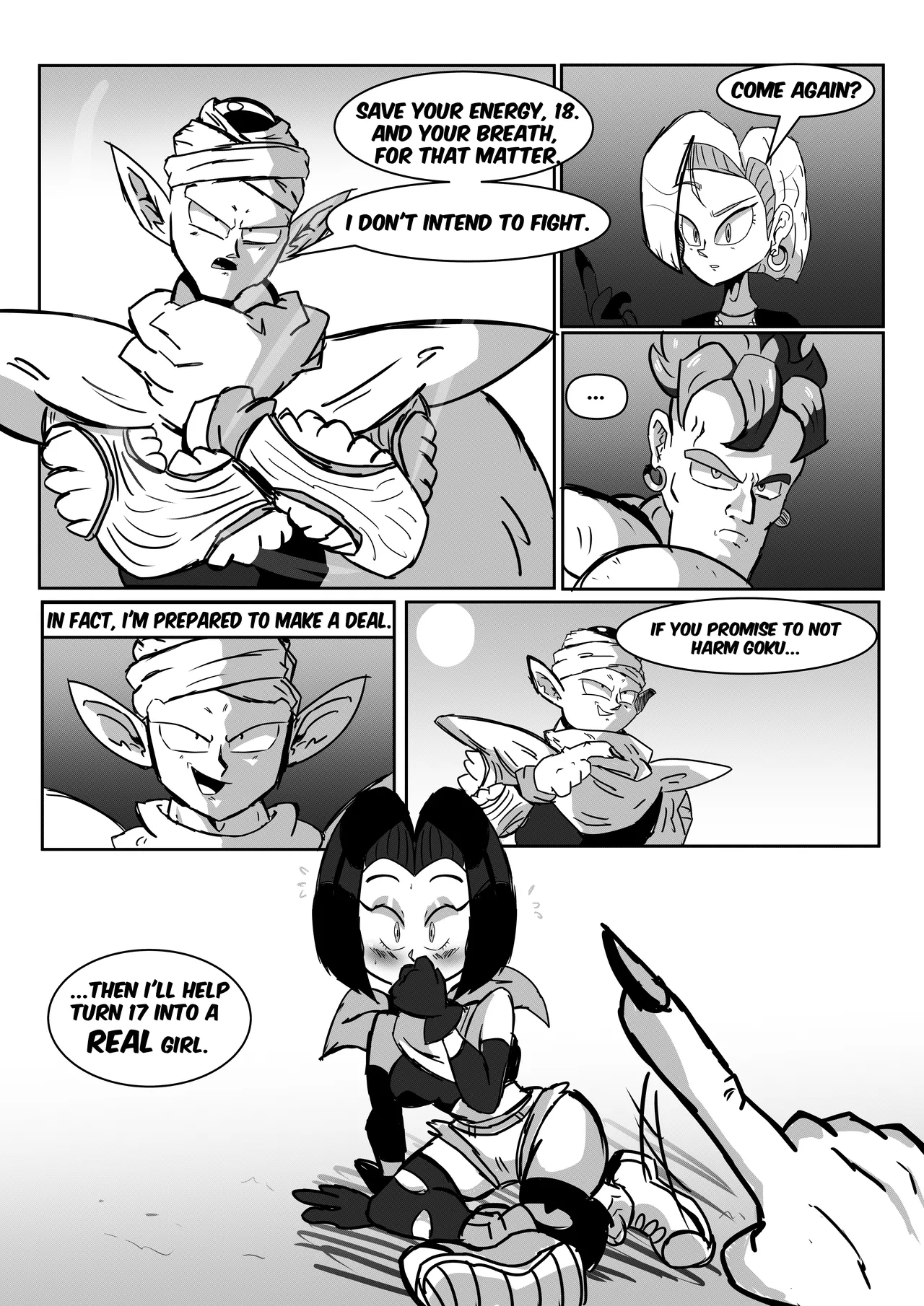 Dragon Ball Z: The Femdroid Saga page 6 full