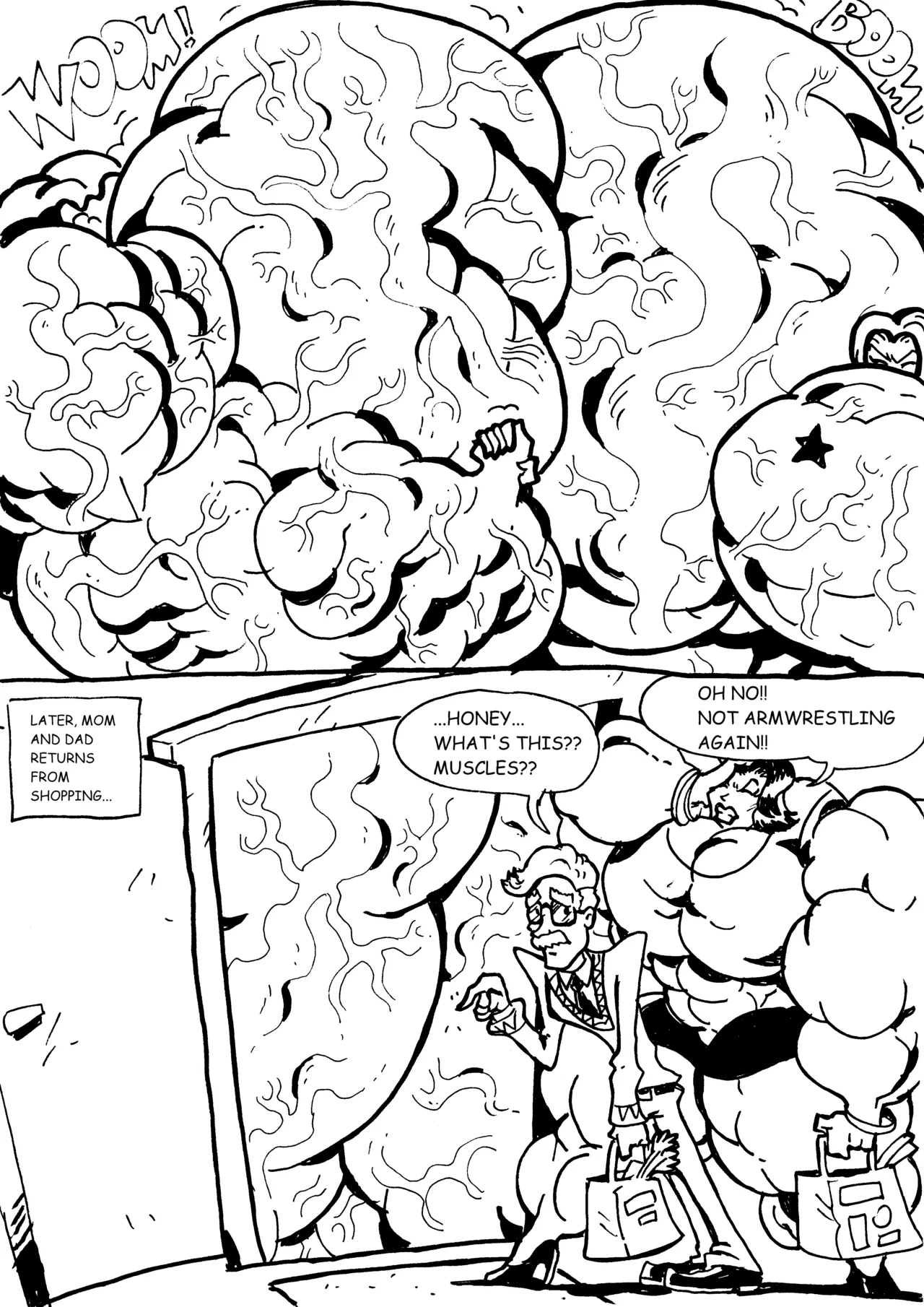 Sylvie 'n' Sara - Arm Wrestling page 3 full