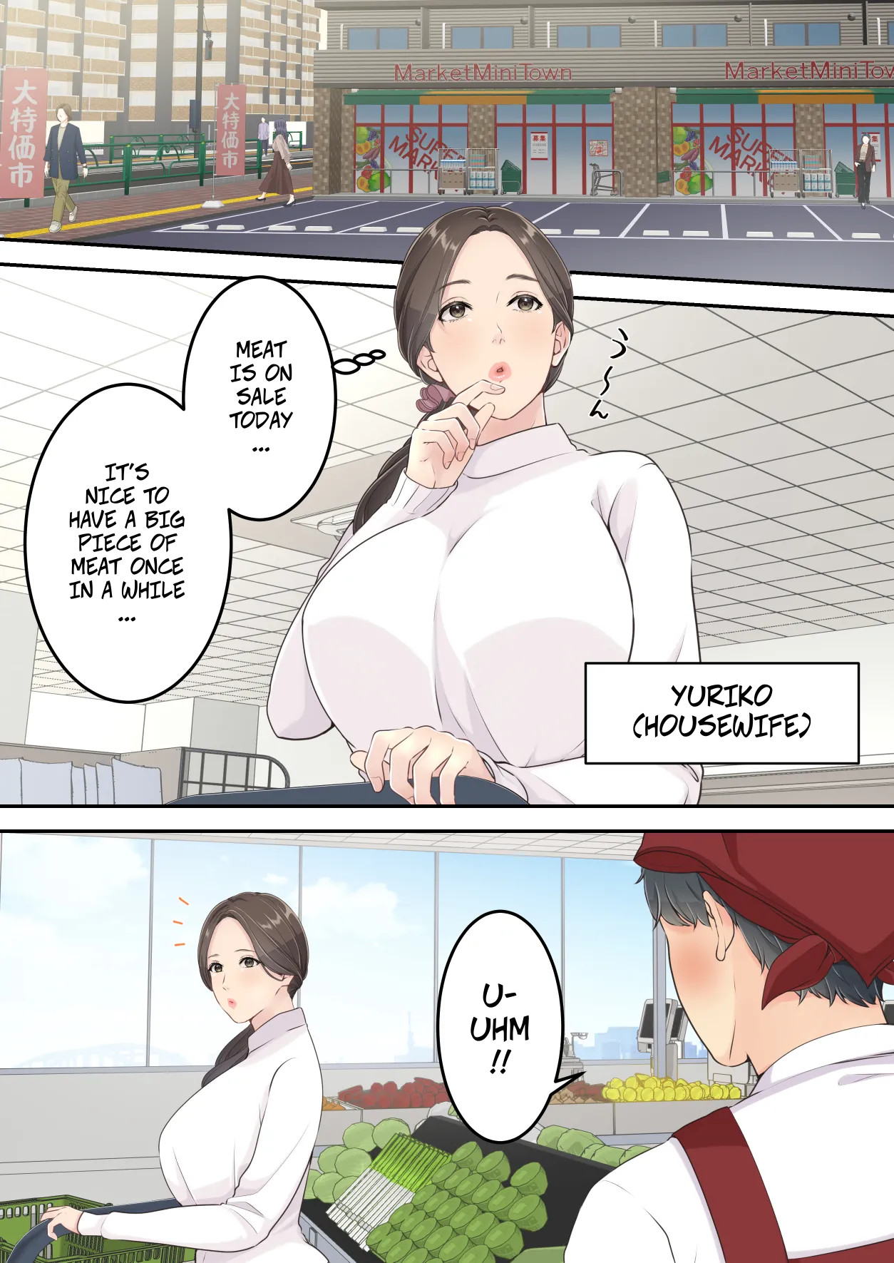 Matomo na Okaa-san ga Musuko to Onaidoshi na Otokonoko to Amaama Furin Ryokou shichau Hanashi | A Normal Mother Goes on a Sweet Affair Trip With a Boy the Same Age as Her Son page 2 full