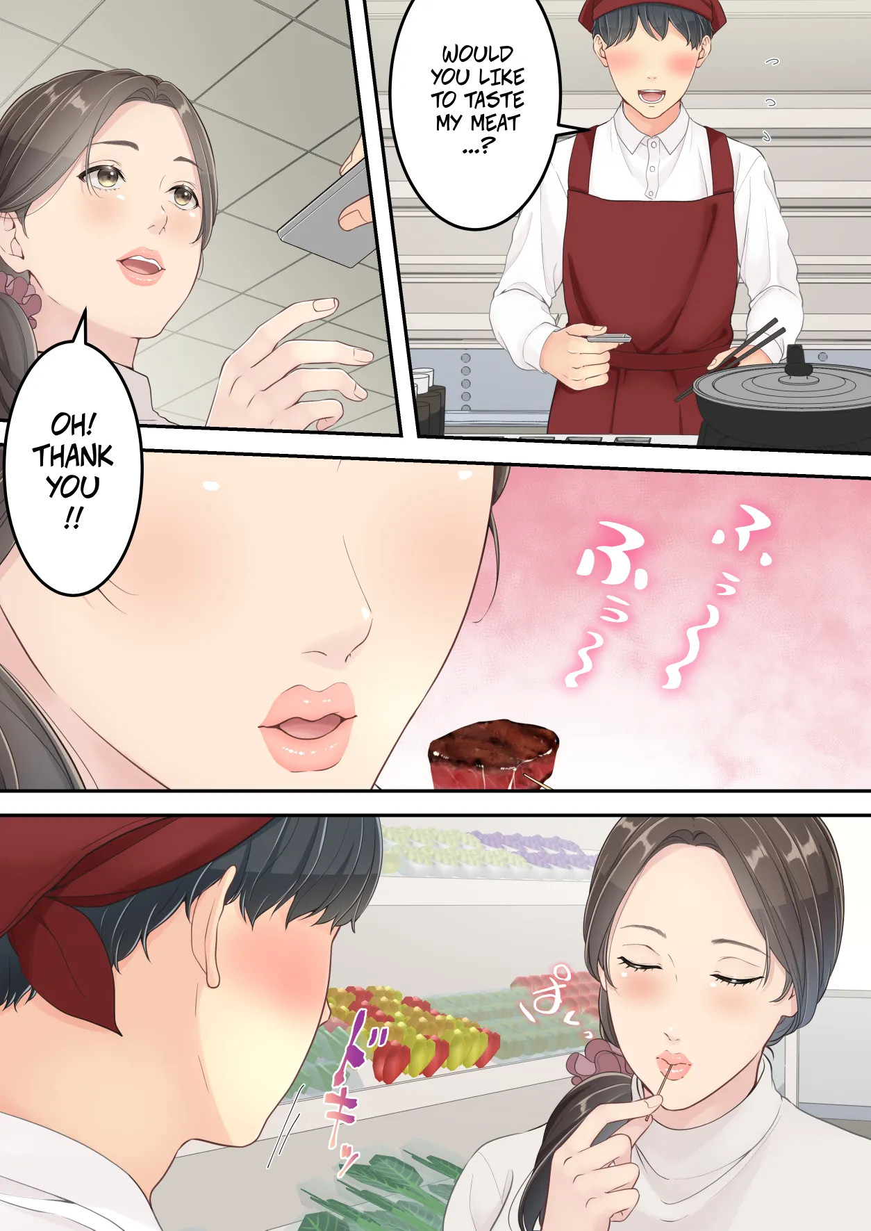 Matomo na Okaa-san ga Musuko to Onaidoshi na Otokonoko to Amaama Furin Ryokou shichau Hanashi | A Normal Mother Goes on a Sweet Affair Trip With a Boy the Same Age as Her Son page 3 full