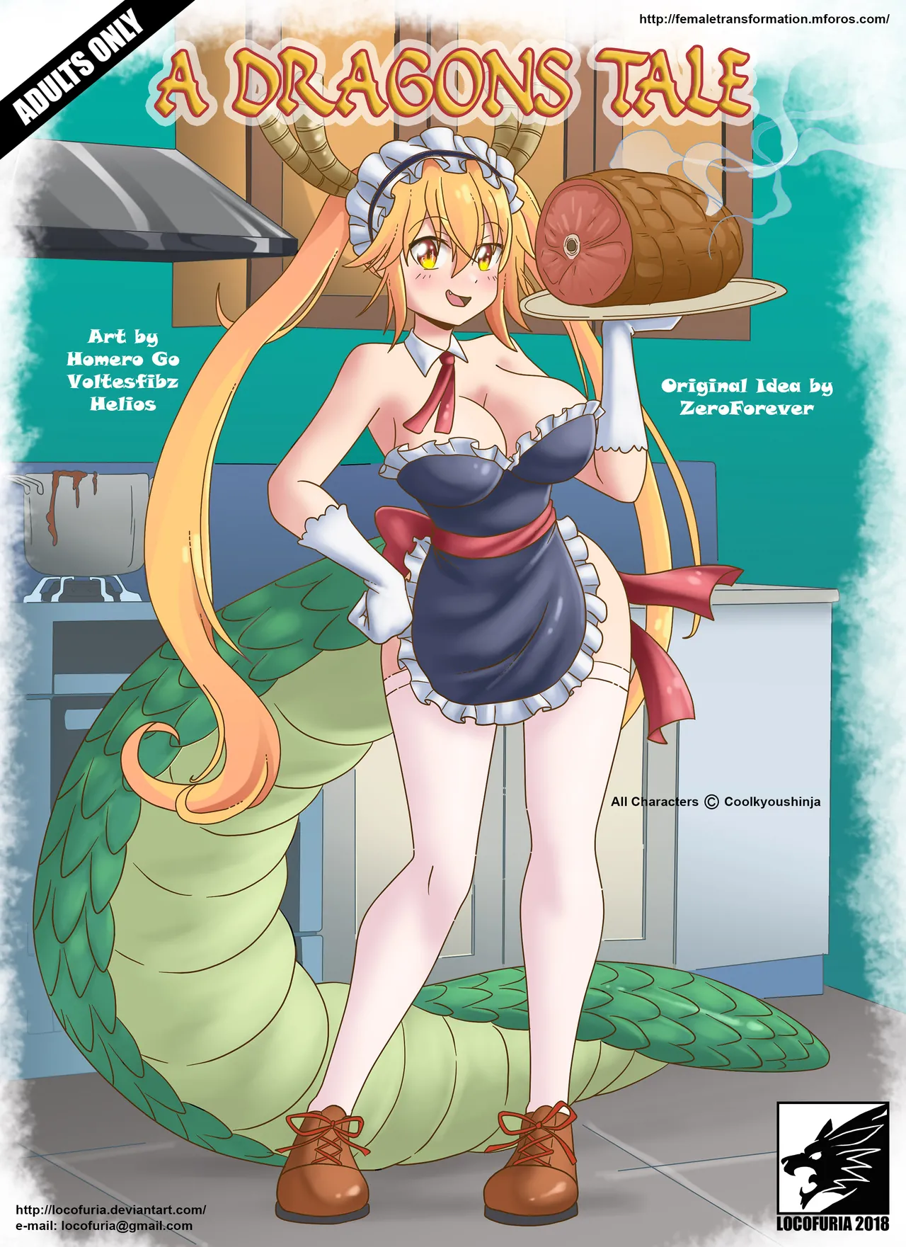A Dragons Tale - Kobayashi-san-chi no Maid Dragon page 1 full