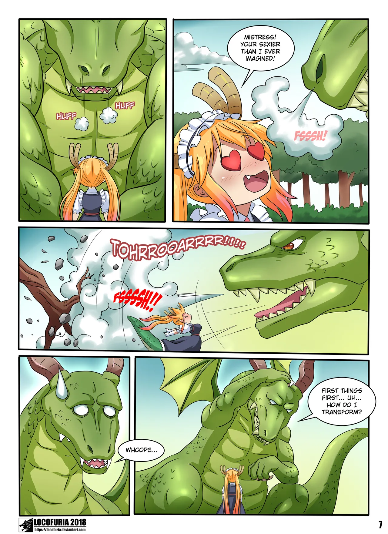A Dragons Tale - Kobayashi-san-chi no Maid Dragon page 9 full