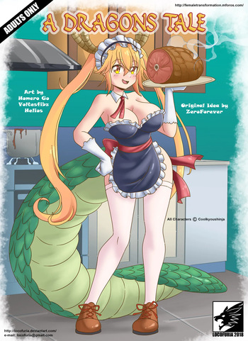 A Dragons Tale - Kobayashi-san-chi no Maid Dragon cover