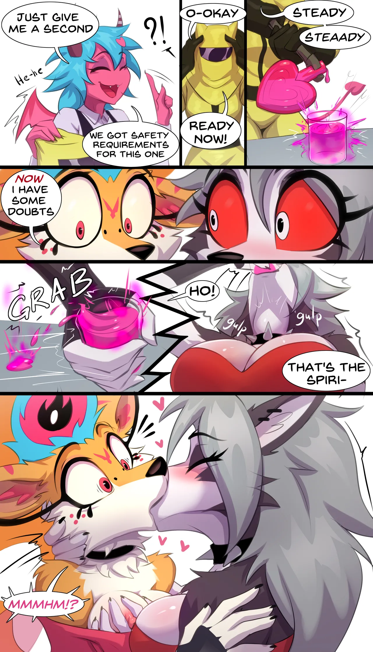Potion Party: Loona x Bee Kissing page 2 full