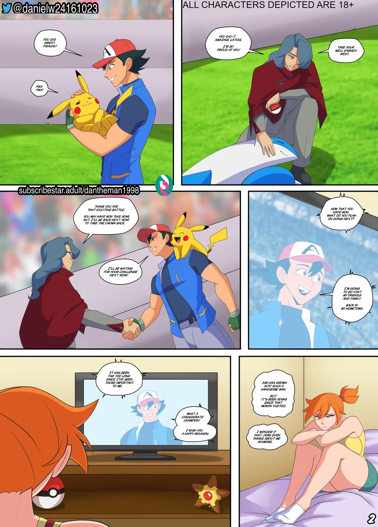 Ash and Misty's Final Fight page 3 full
