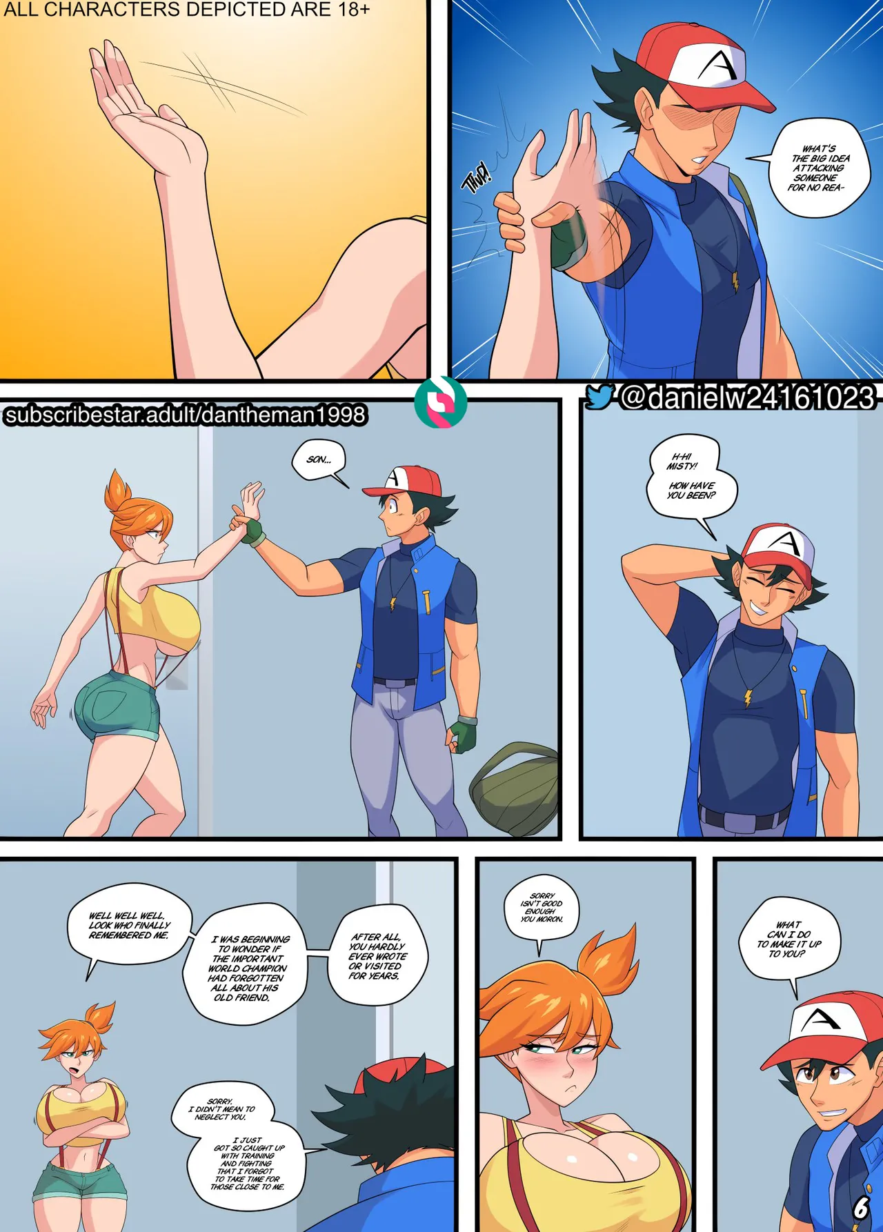 Ash and Misty's Final Fight page 7 full