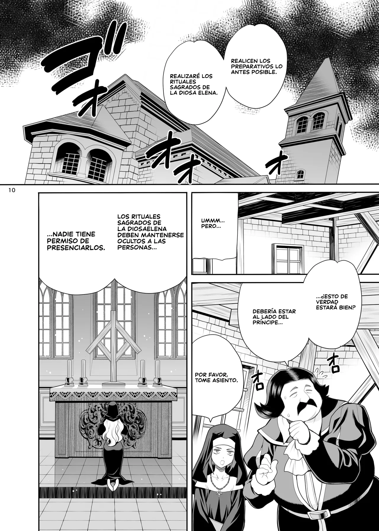 Yukiyanagi no Hon 54 Sister Katrin no Seinaru Otsutome｜Libro 54 de Yukiyanagi - El trabajo sagrado de la Hermana Catalina page 10 full