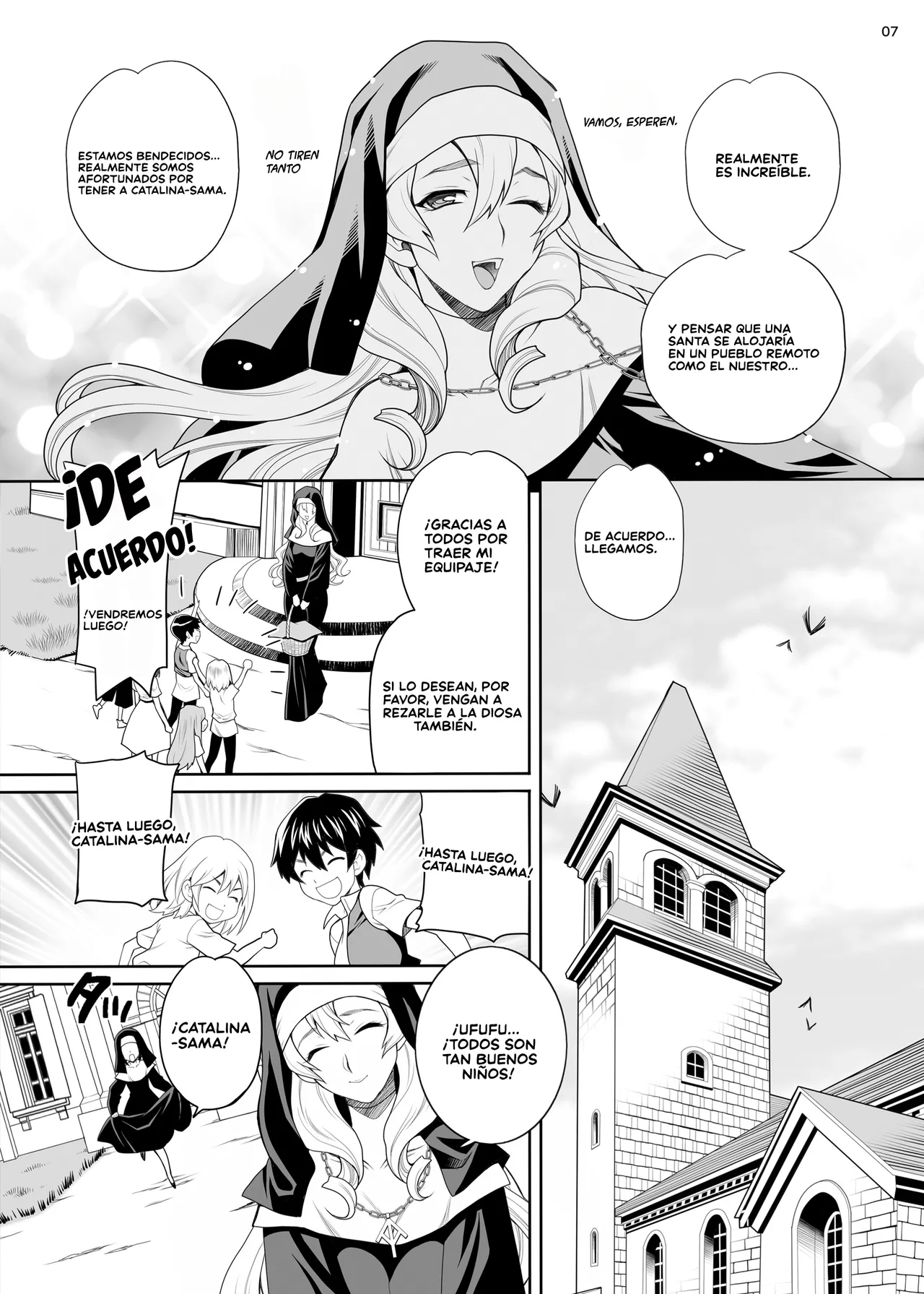 Yukiyanagi no Hon 54 Sister Katrin no Seinaru Otsutome｜Libro 54 de Yukiyanagi - El trabajo sagrado de la Hermana Catalina page 7 full