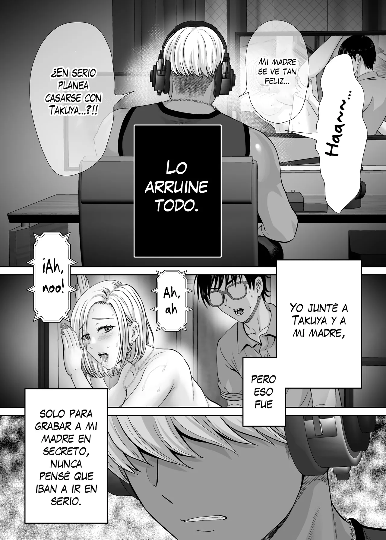 Haha Swapping 3 ~Haha Koukan de Mise Ai 4P! Orera ga Yaritai Houdai shita Hanashi~｜Intercambio de Madres 3 ~¡Exhibición de los 4! La Historia de Cómo Hicimos lo que Quisimos~ page 7 full