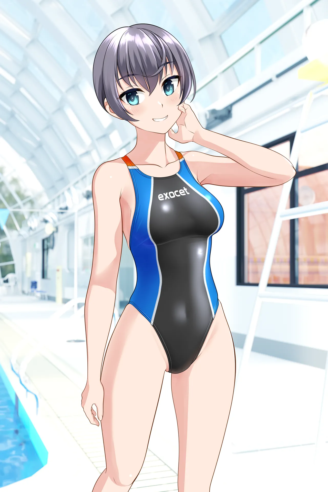 はにかみ競泳お嬢さん page 4 full