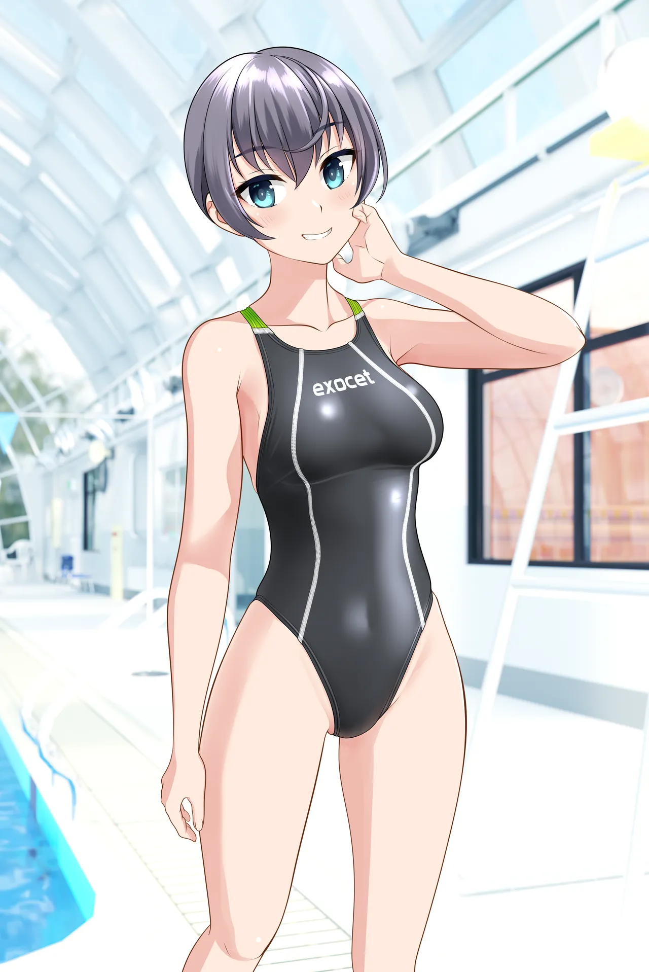 はにかみ競泳お嬢さん page 5 full