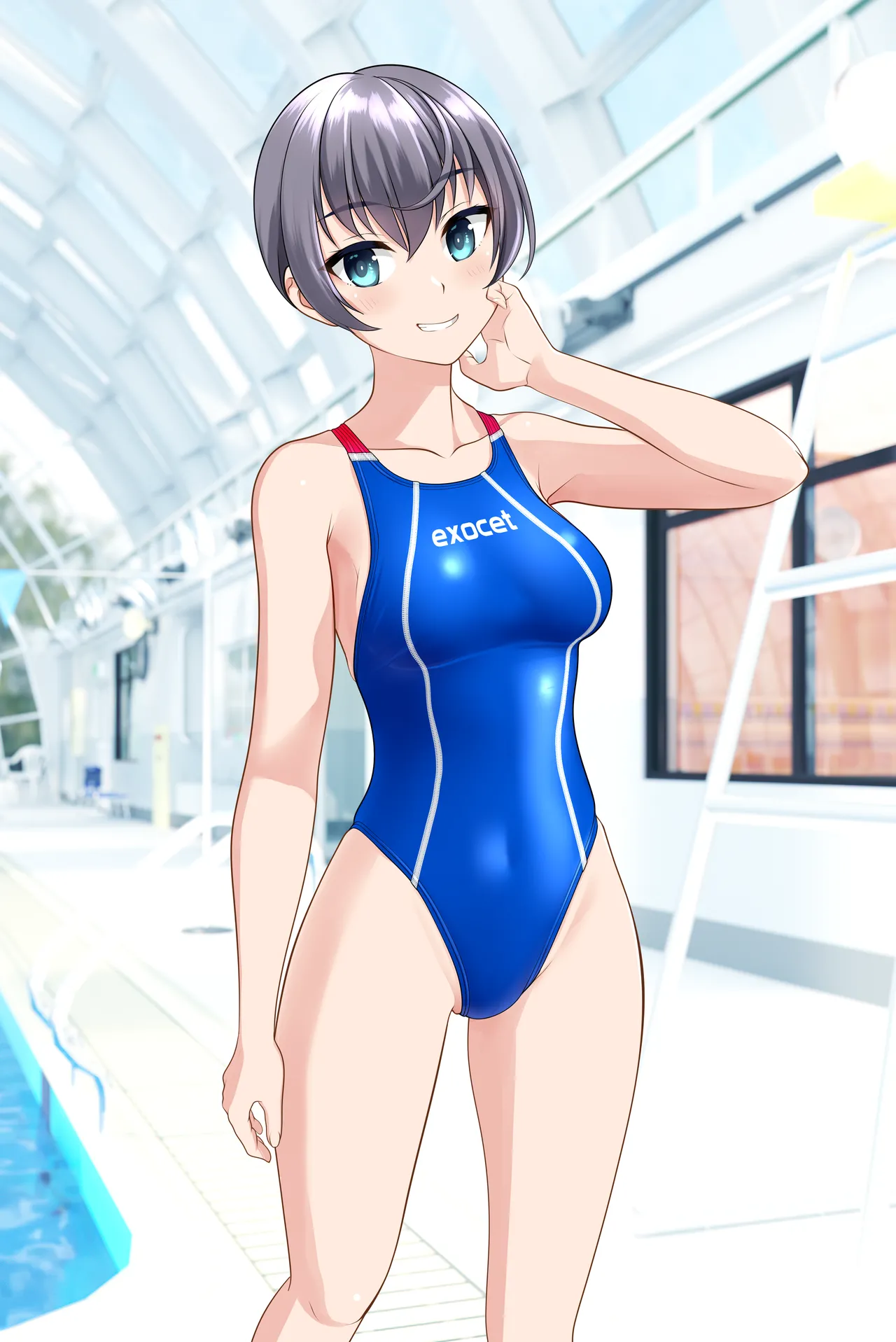 はにかみ競泳お嬢さん page 6 full