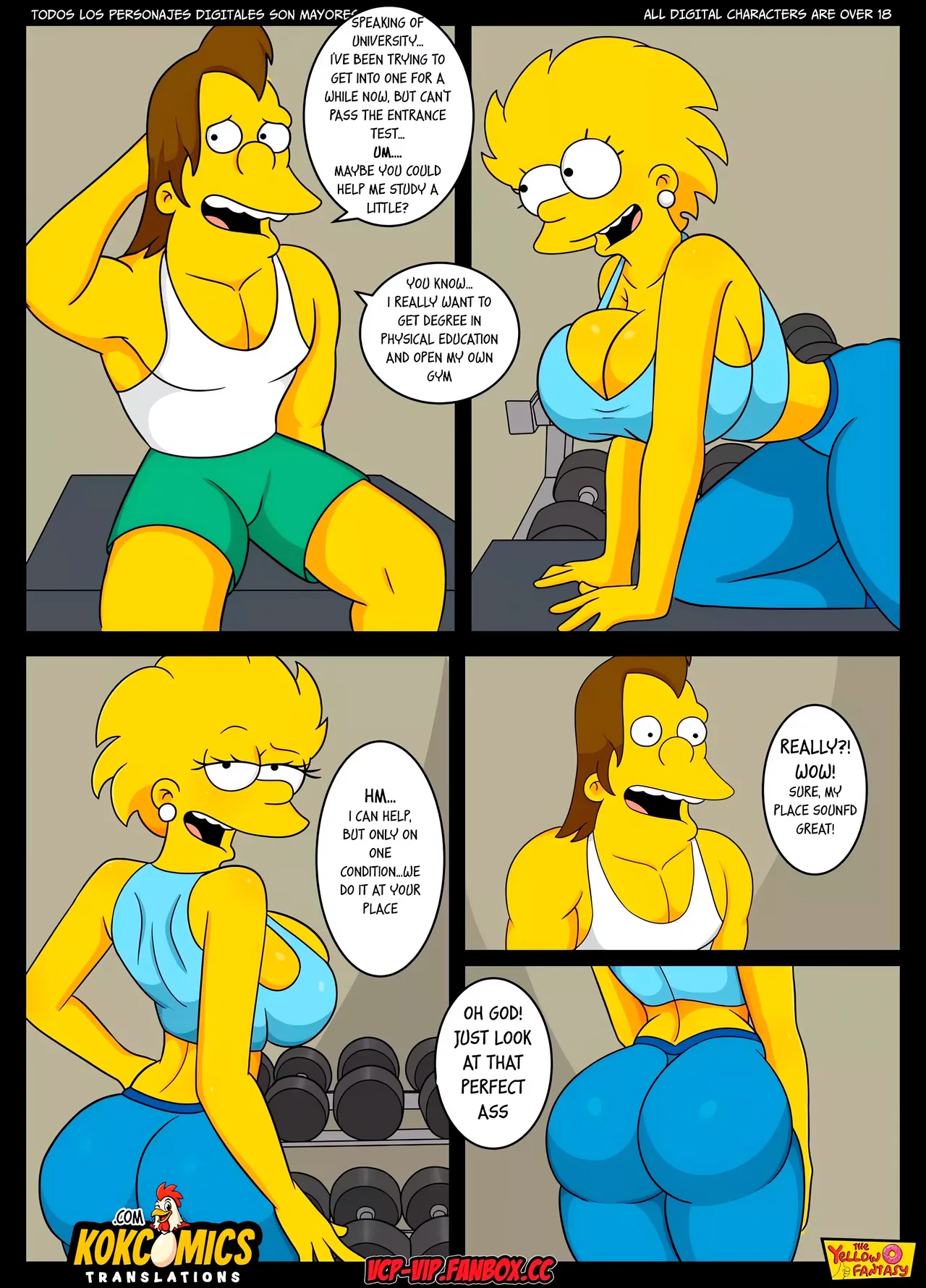 Nelson The Gym Trainer - The Yellow Fantasy page 4 full