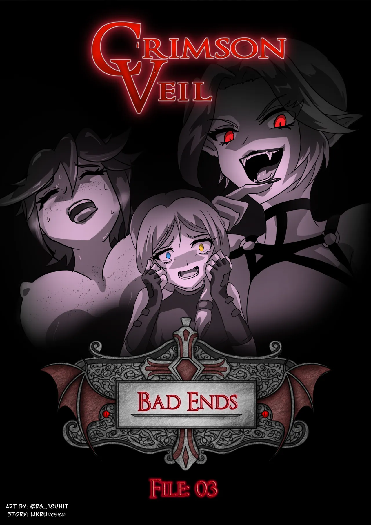Crimson Veil Bad Ends: File 3 ENG page 1 full