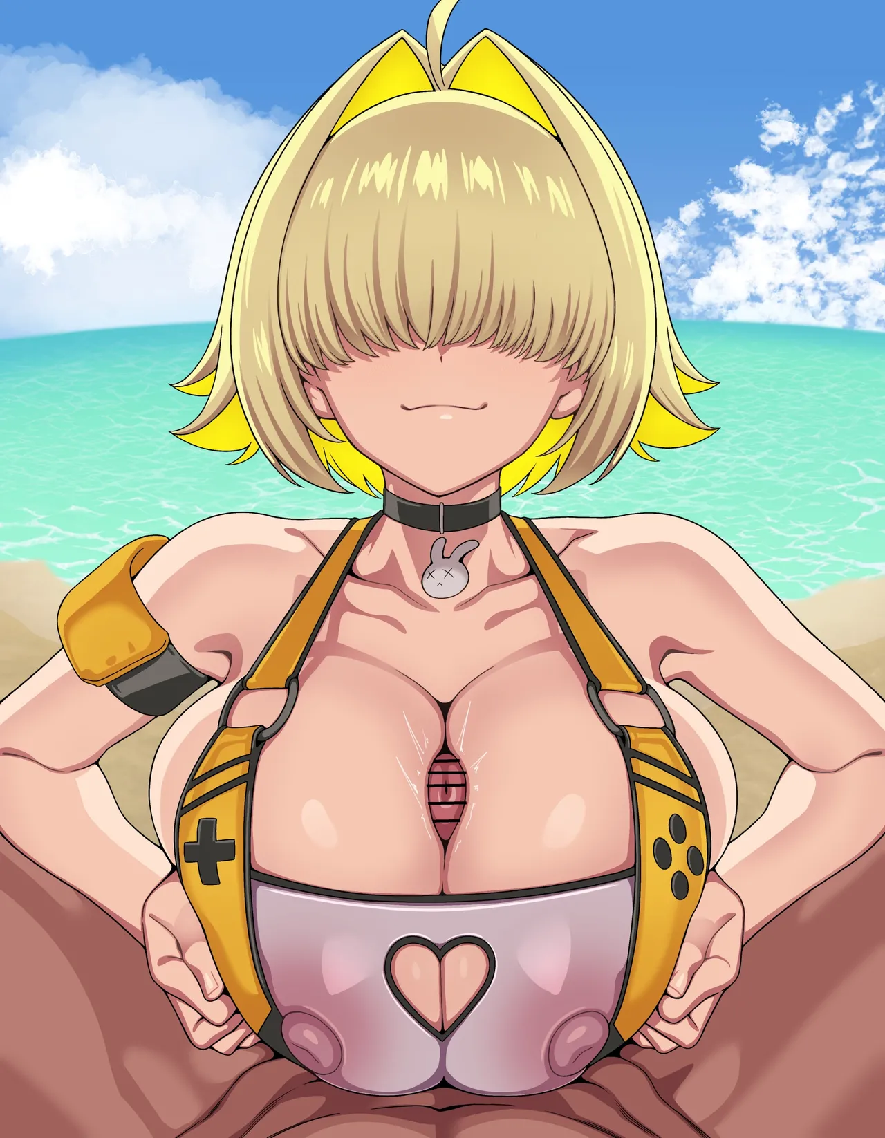 水着エレグ パイズリ 台詞付きCG集 page 10 full