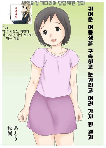 Kawaii Imouto wo Kousoku Shite Mekakushi Shite Iroiro Shita Kekka | 귀여운 여동생을 구속하고 눈가리고 여러가지 한 결과 cover