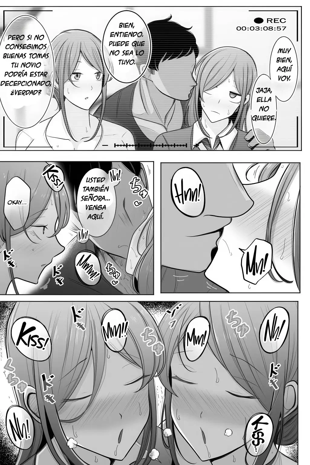Oyako Netorase Oba to Kanojo o Daite Kudasai｜Por Favor, Ten Sexo con mi Tía y mi Novia page 10 full