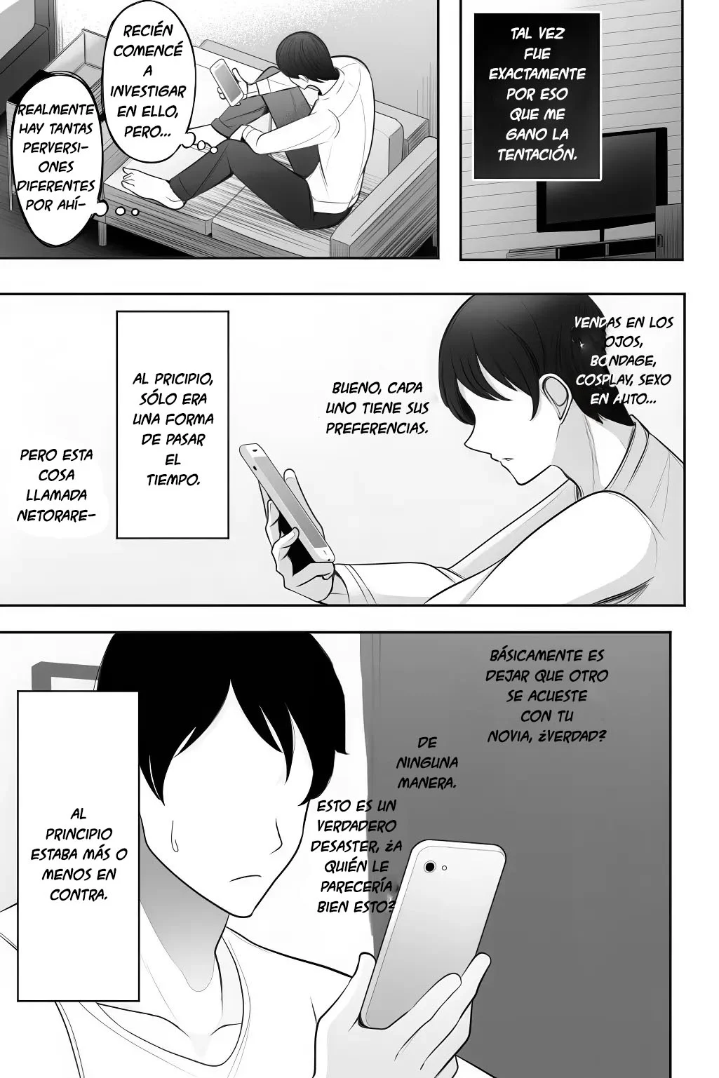 Oyako Netorase Oba to Kanojo o Daite Kudasai｜Por Favor, Ten Sexo con mi Tía y mi Novia page 6 full