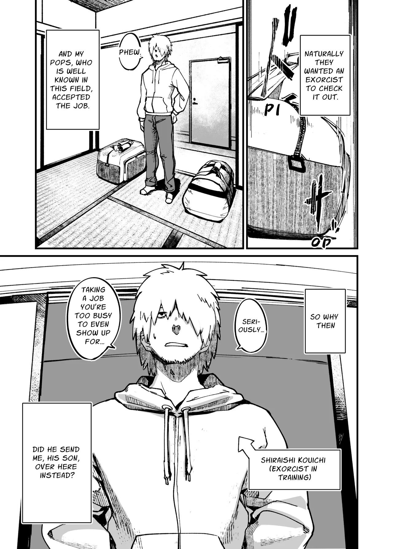 Jibakurei-chan wa Oppai ga Yowai. page 5 full