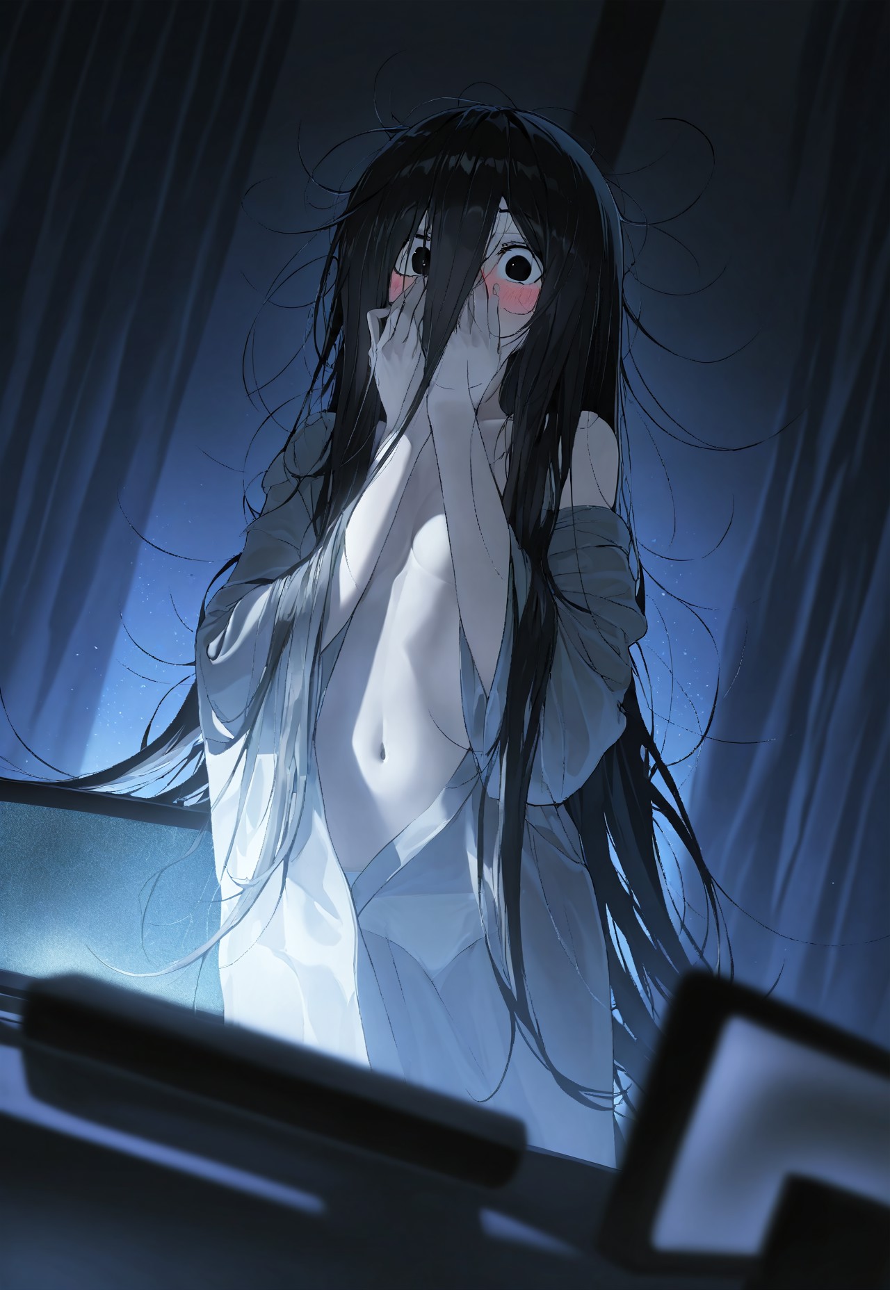 SADAKO TEASE – PALE SKIN LOOSE CLOTHING page 6 full
