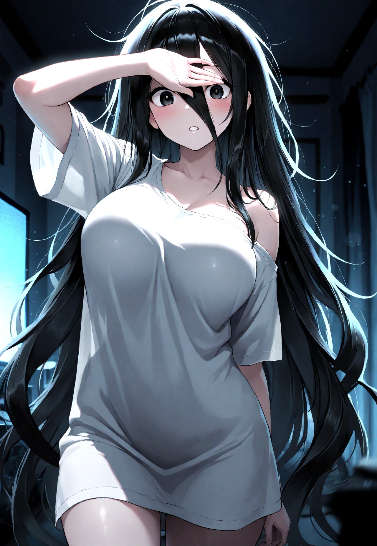 SADAKO TEASE – PALE SKIN LOOSE CLOTHING page 7 full