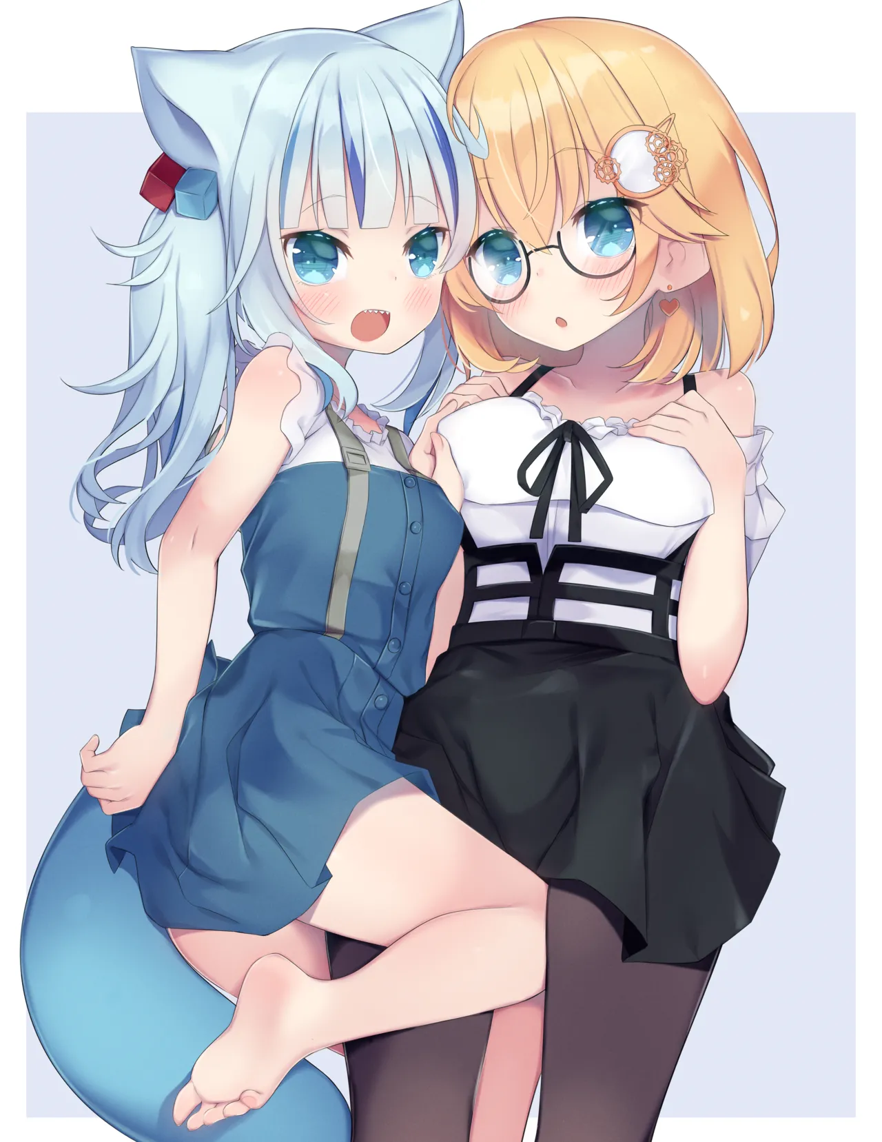 Gura x Ame Body Pillow Cover page 4 full