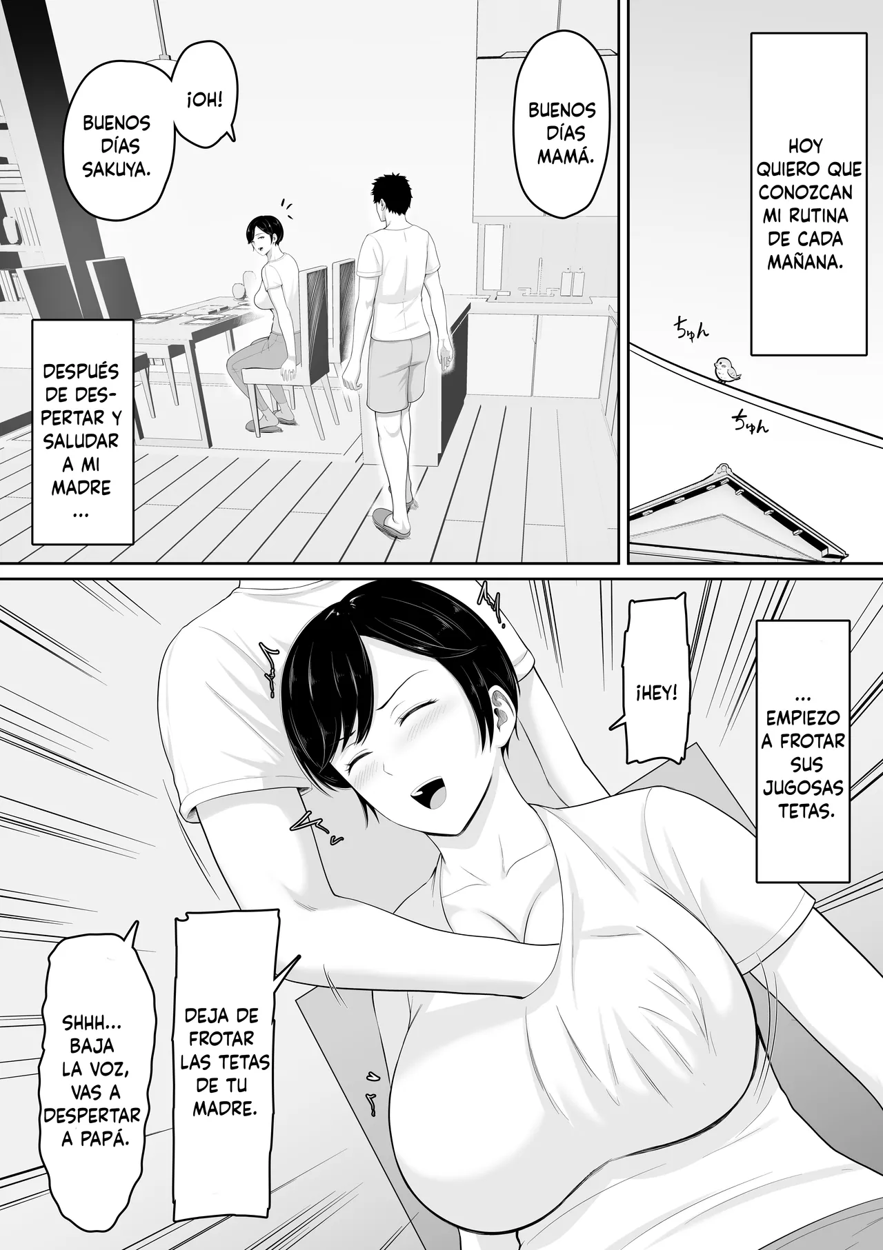 Sekkusu Resu No Kyonyū Haha Ni Nori De Chaku Sa se Ta Mizugi Ga Ero Sugi Ta Node Chichi No Kawari Ni Chinpo chā Re Tara Mainichi Nori De Naka-dashi Sa se Te Kureru Yō Ni Na~tsu Ta Hanashi page 3 full