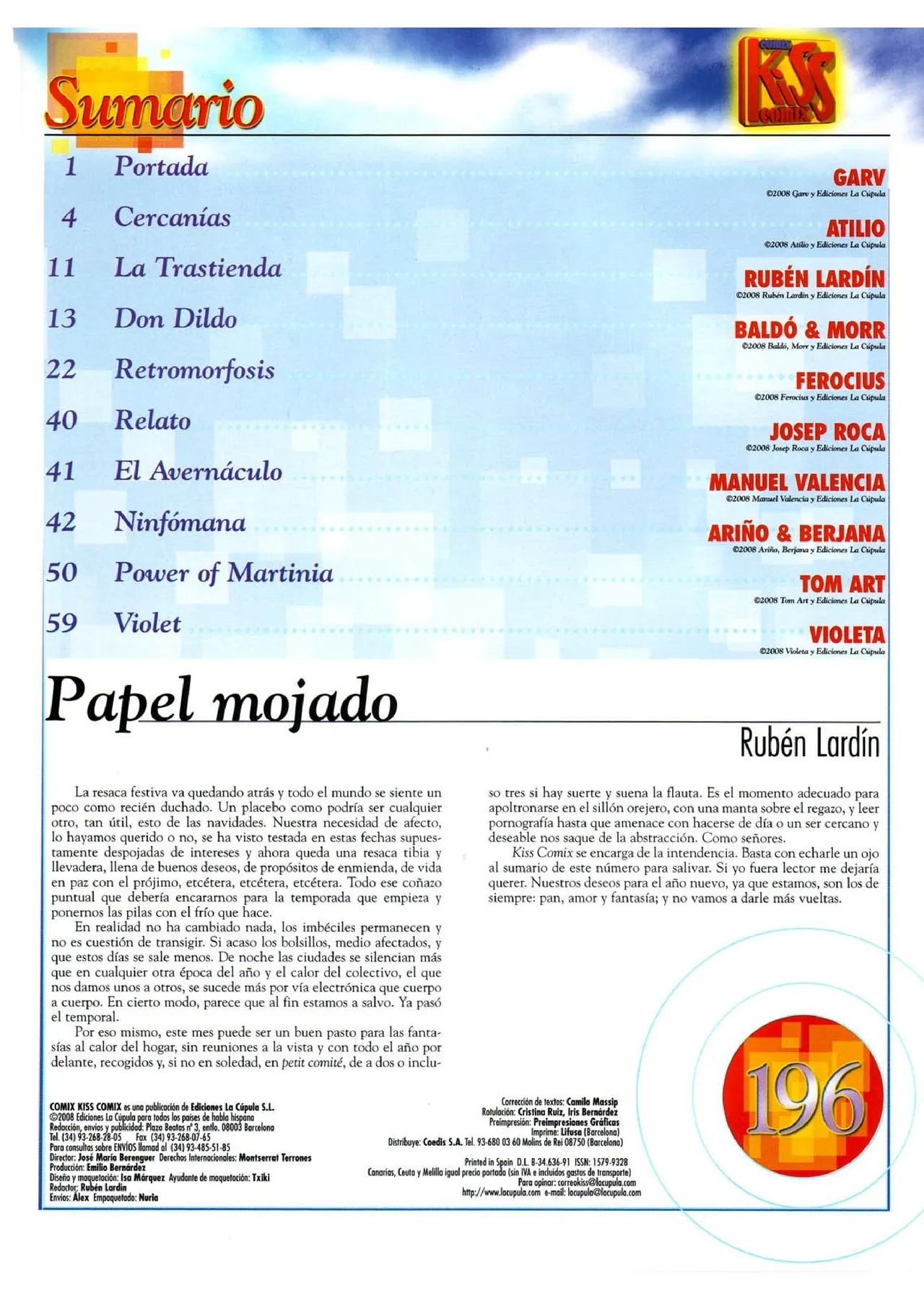 Kiss Comix #196 page 3 full