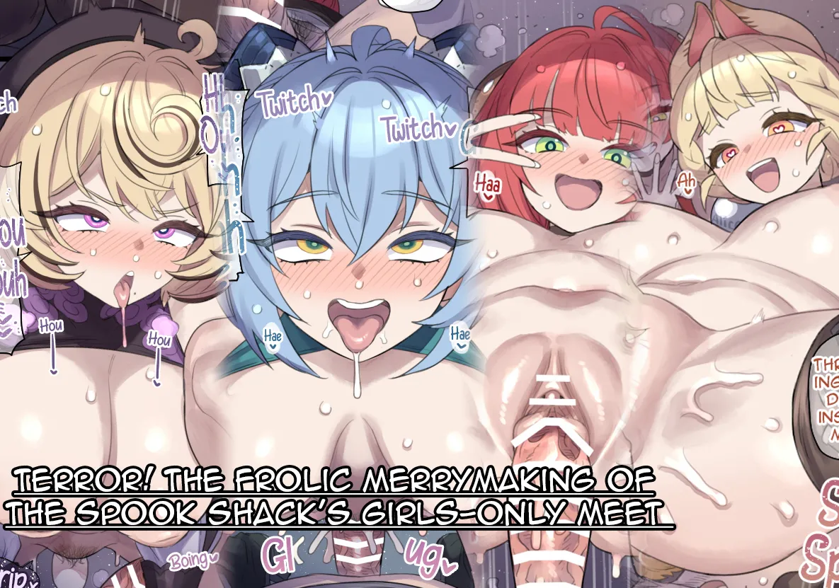 Kyoufu! Kaidanya Joshikai no Ranchiki Sawagi | Terror! The Frolic Merrymaking of the Spook Shack's Girls-only meet page 1 full