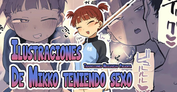 Sekkyoku-tekina Mikko to Ecchi Suru e｜Ilustraciones de Mikko Teniendo Sexo cover