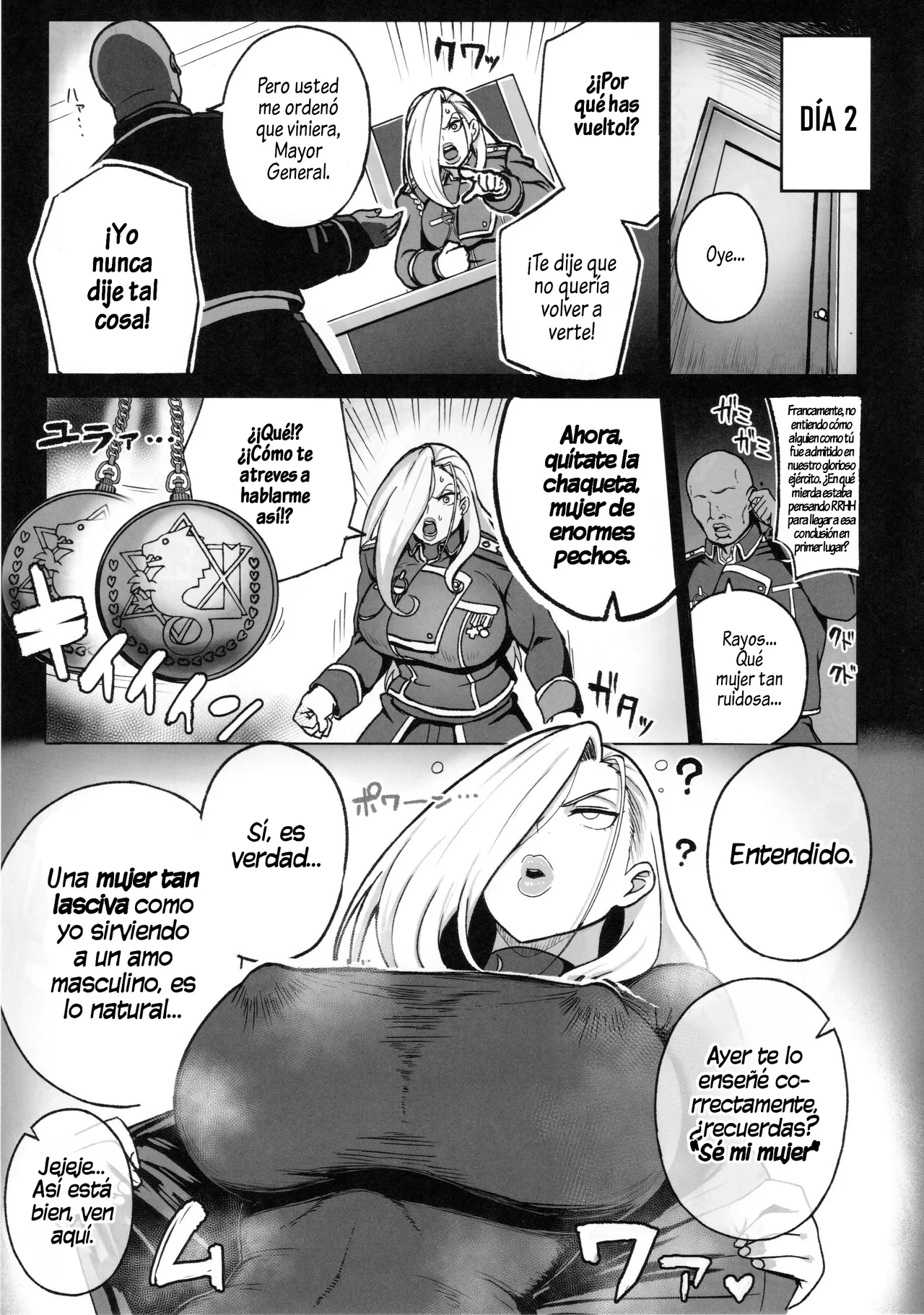 Jukujo Shougun VS Saimin no Renkinjutsushi + Muchi na Jukujo o Damashite Pakoro｜La General Madura VS El Alquimista Hipnótico + Seduje y Me Cogí a una Ingenua MILF page 9 full