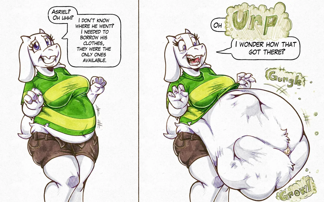 Toriel's New Clothes page 1 full