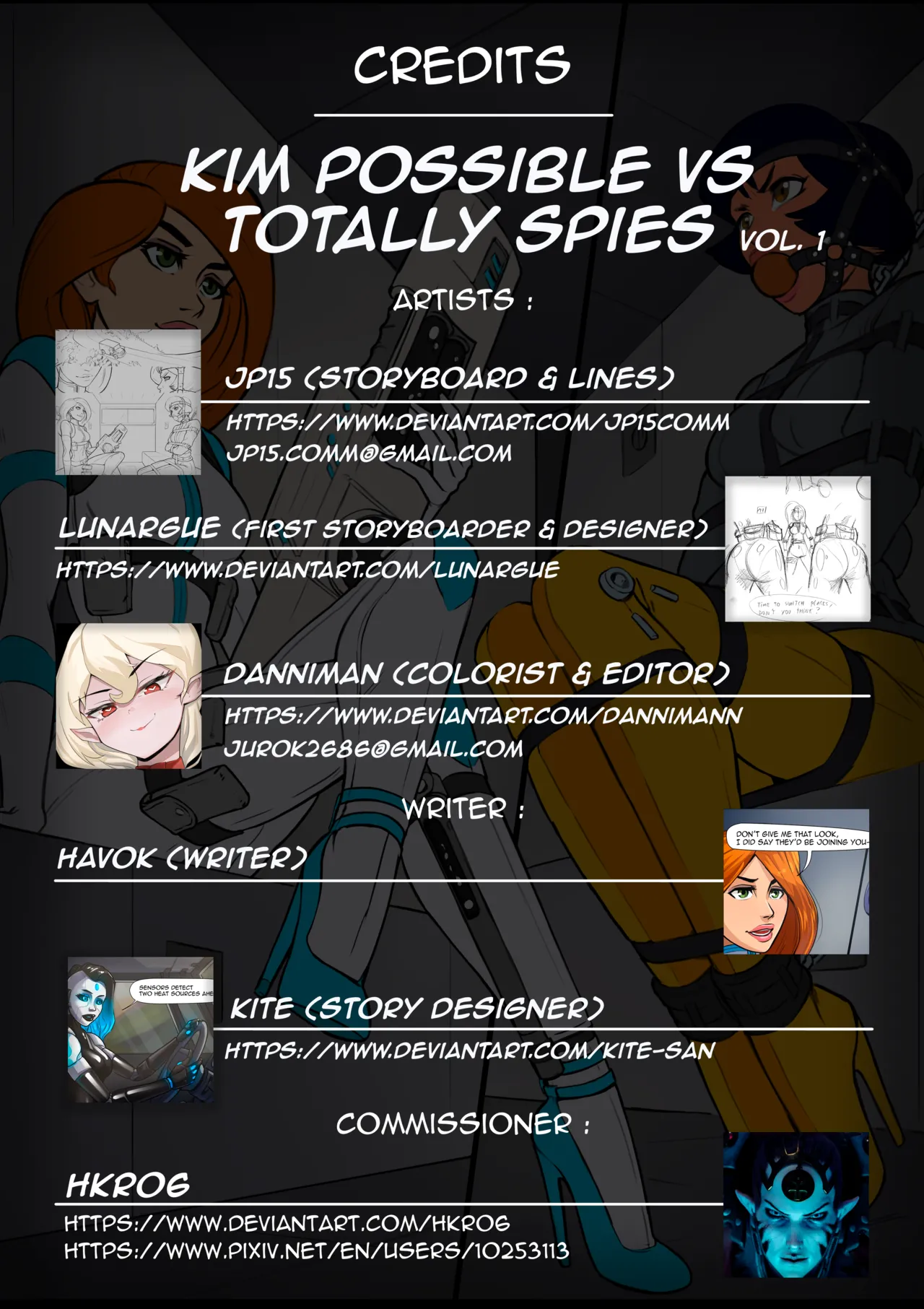 Kim Possible vs Totally Spies Vol 1 page 2 full