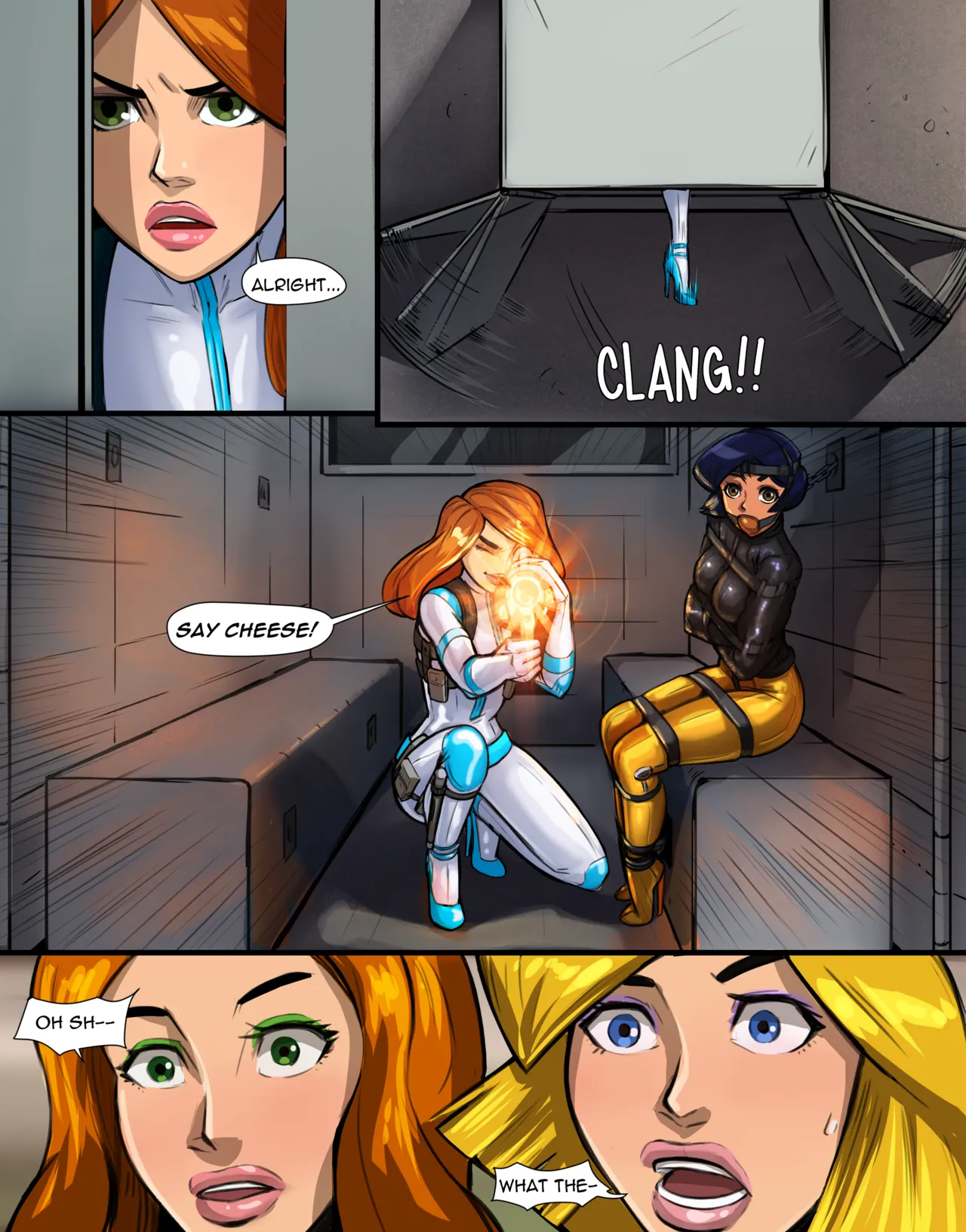 Kim Possible vs Totally Spies Vol 1 page 8 full