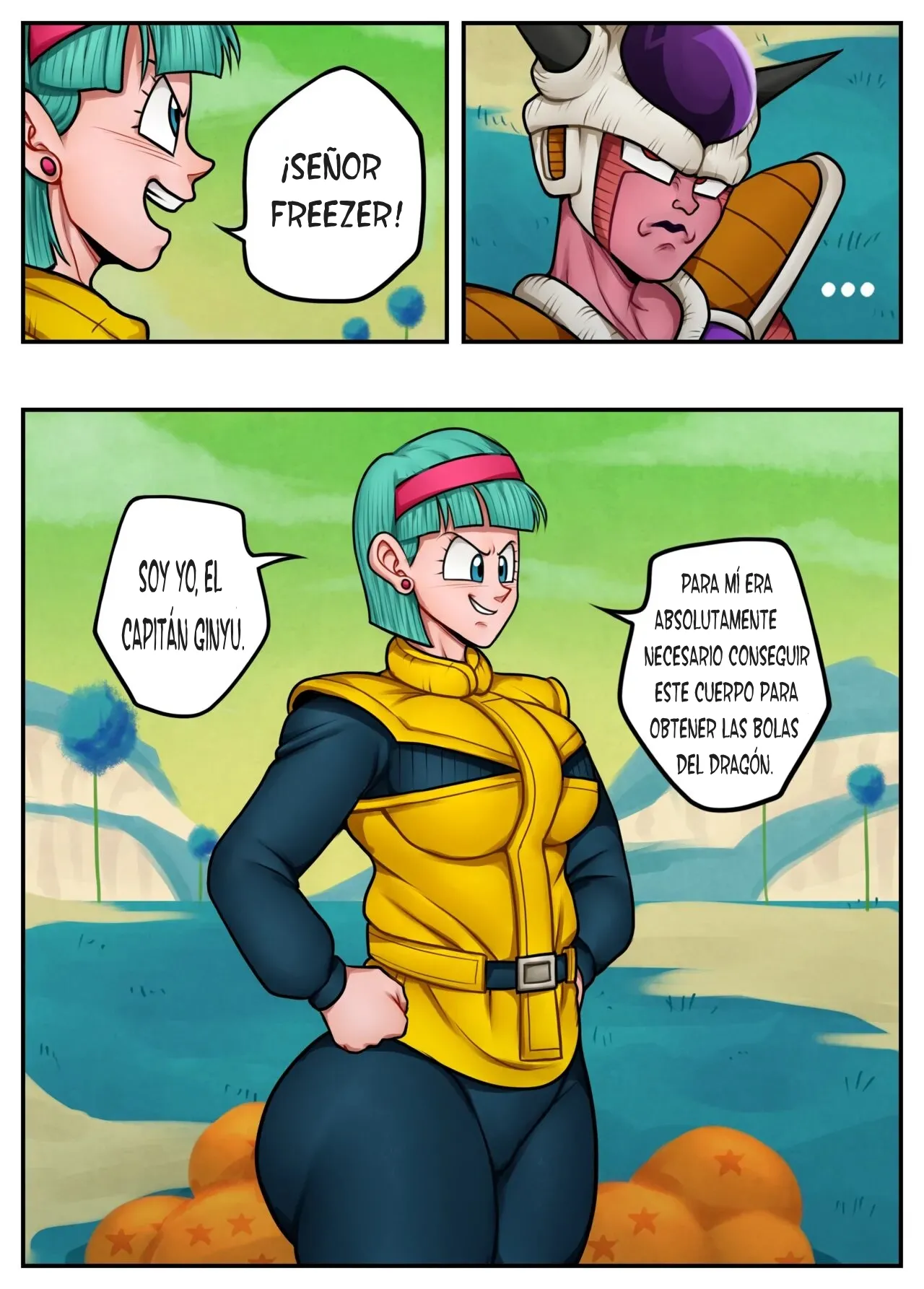 Bulma x Freezer page 1 full